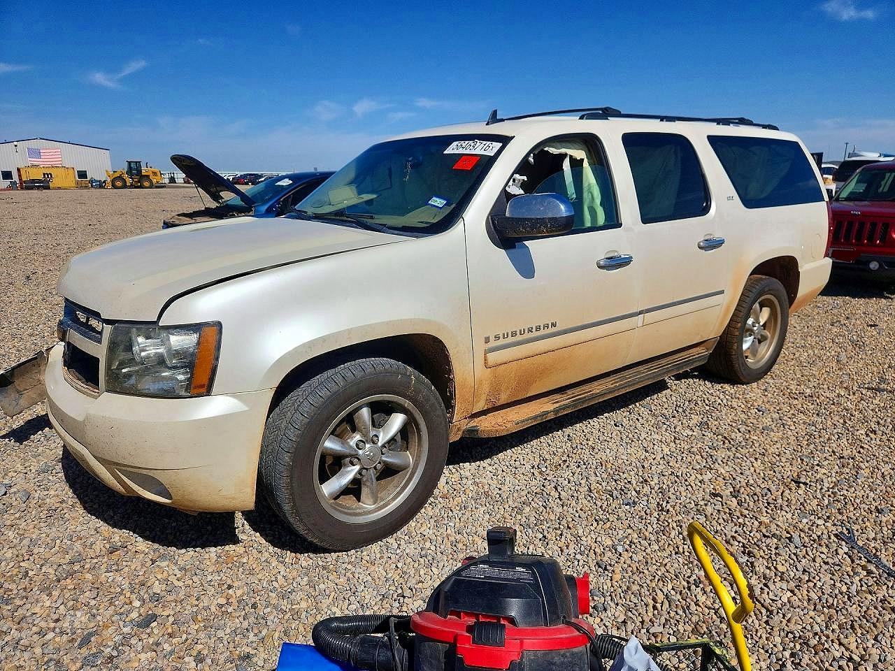 2009 Chevrolet Suburban C1500 Ltz Cream vin: 1GNFC36J19R184044