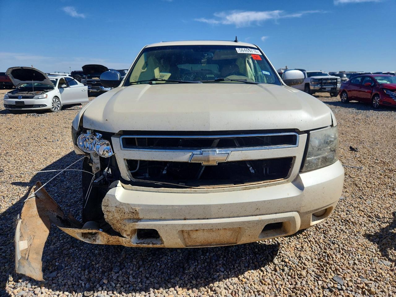 2009 Chevrolet Suburban C1500 Ltz Cream vin: 1GNFC36J19R184044