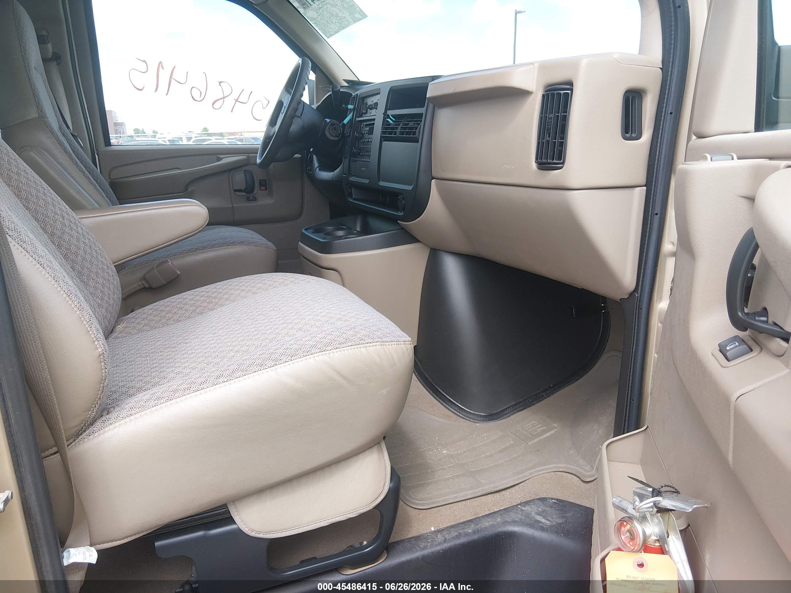2006 Chevrolet Express Passenger Ls Brown vin: 1GNFG15T861254029