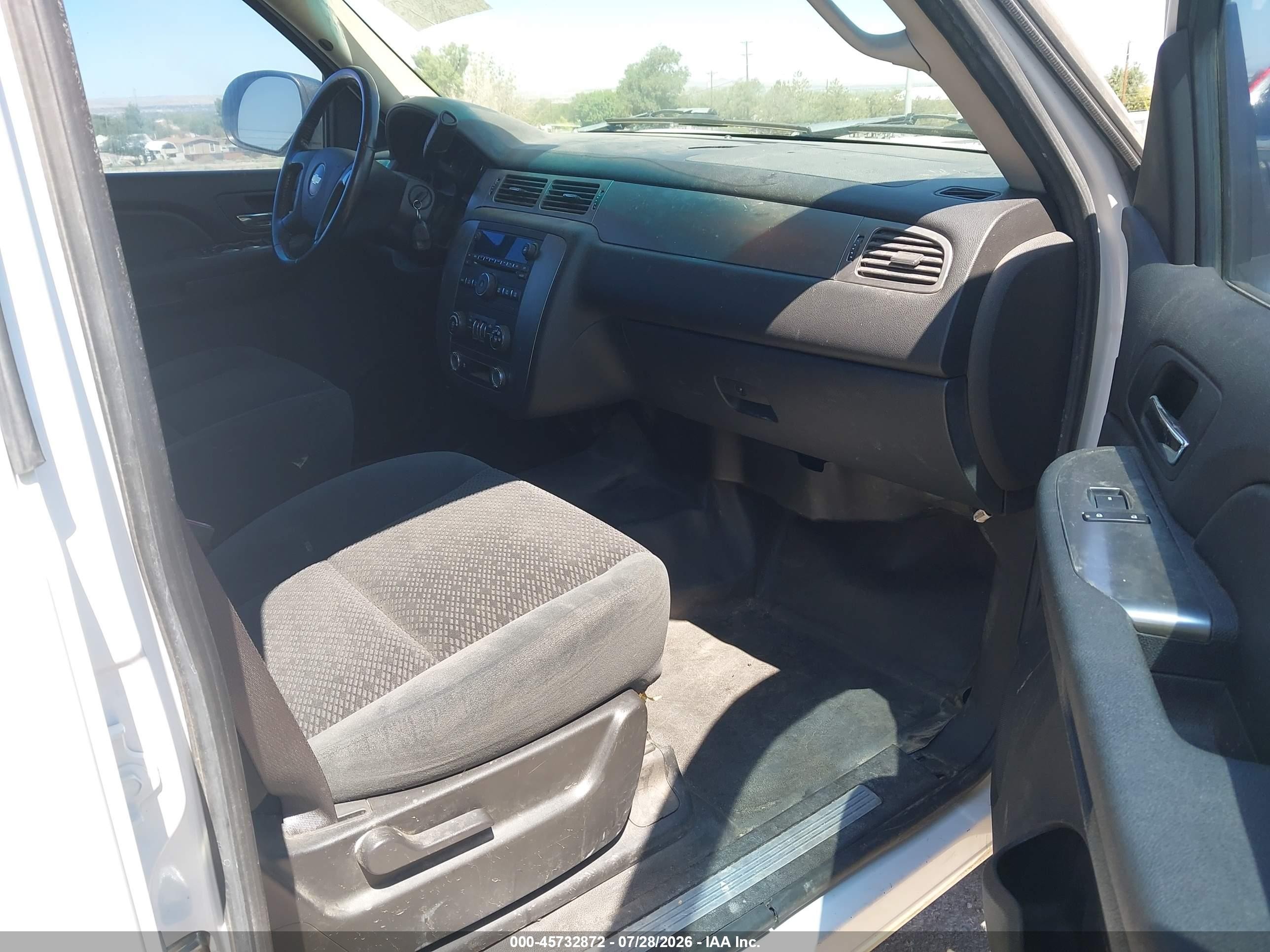 2007 Chevrolet Tahoe Special Service Veh Special Services White vin: 1GNFK03077R349878