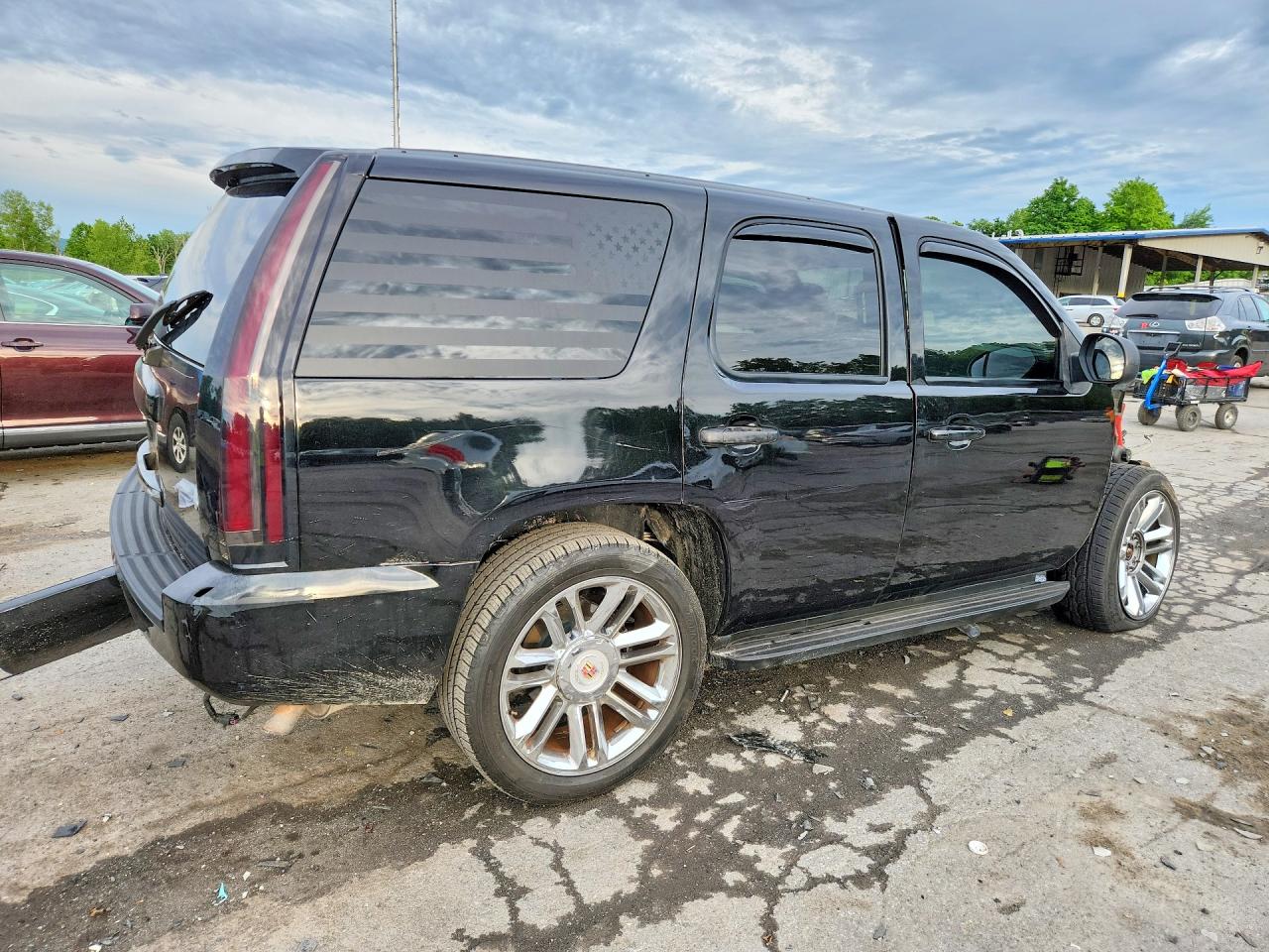 2007 Chevrolet Tahoe K1500 Black vin: 1GNFK13007J123136