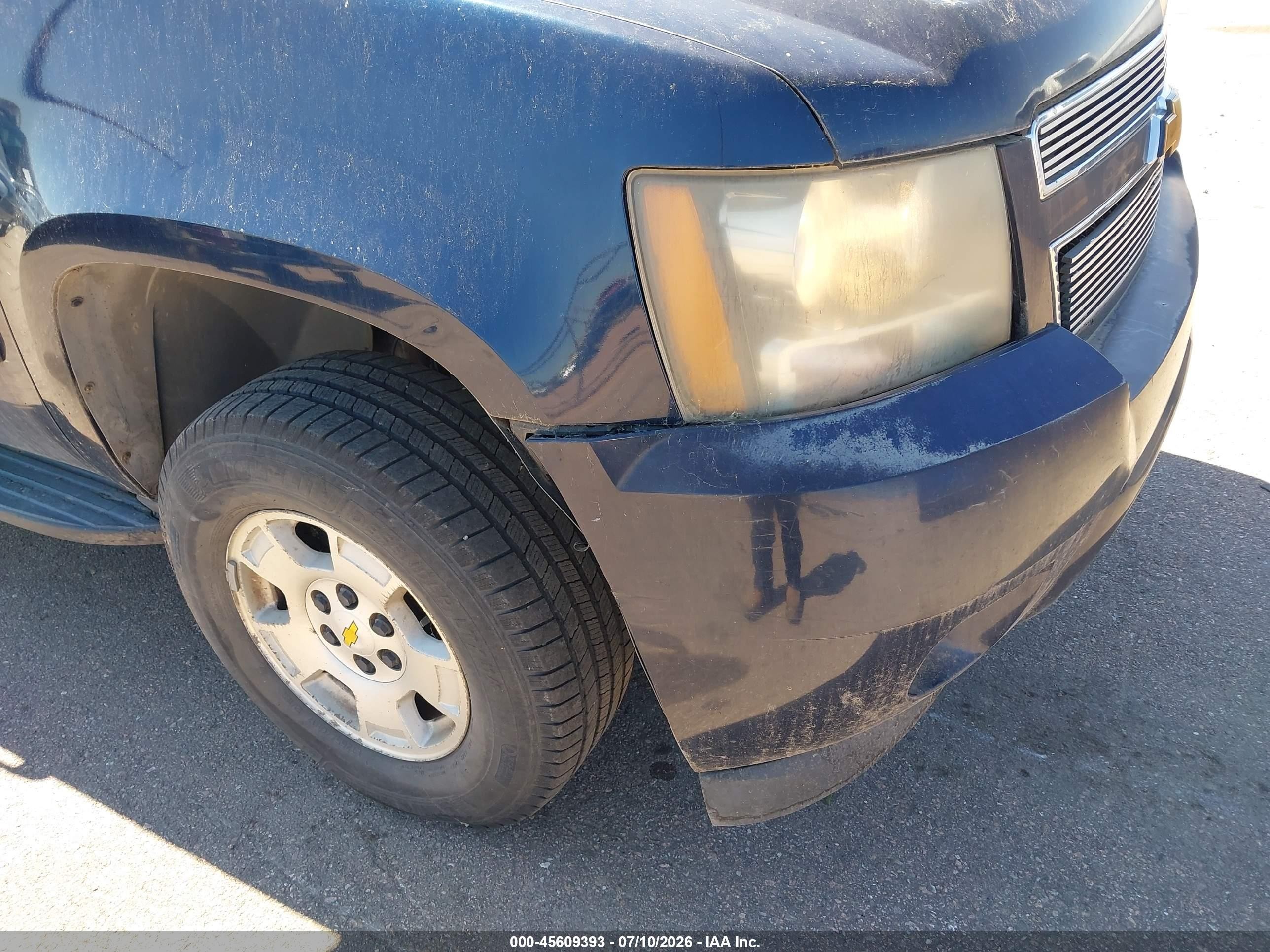 2007 Chevrolet Tahoe Ltz Dark Blue vin: 1GNFK13007R157255