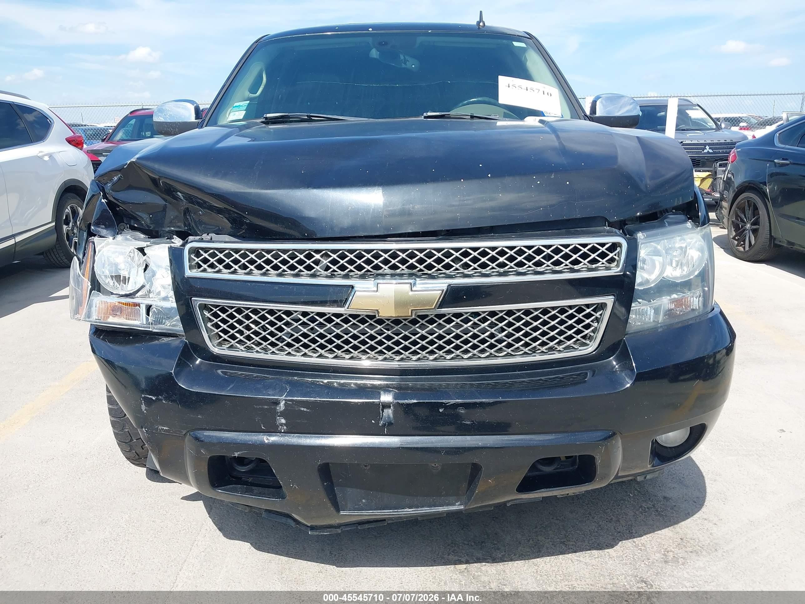 2007 Chevrolet Tahoe Ltz Black vin: 1GNFK13007R389273