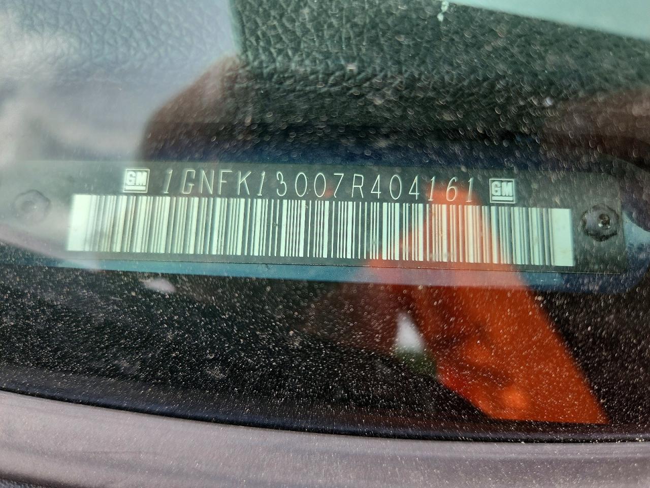 2007 Chevrolet Tahoe Синий vin: 1GNFK13007R404161