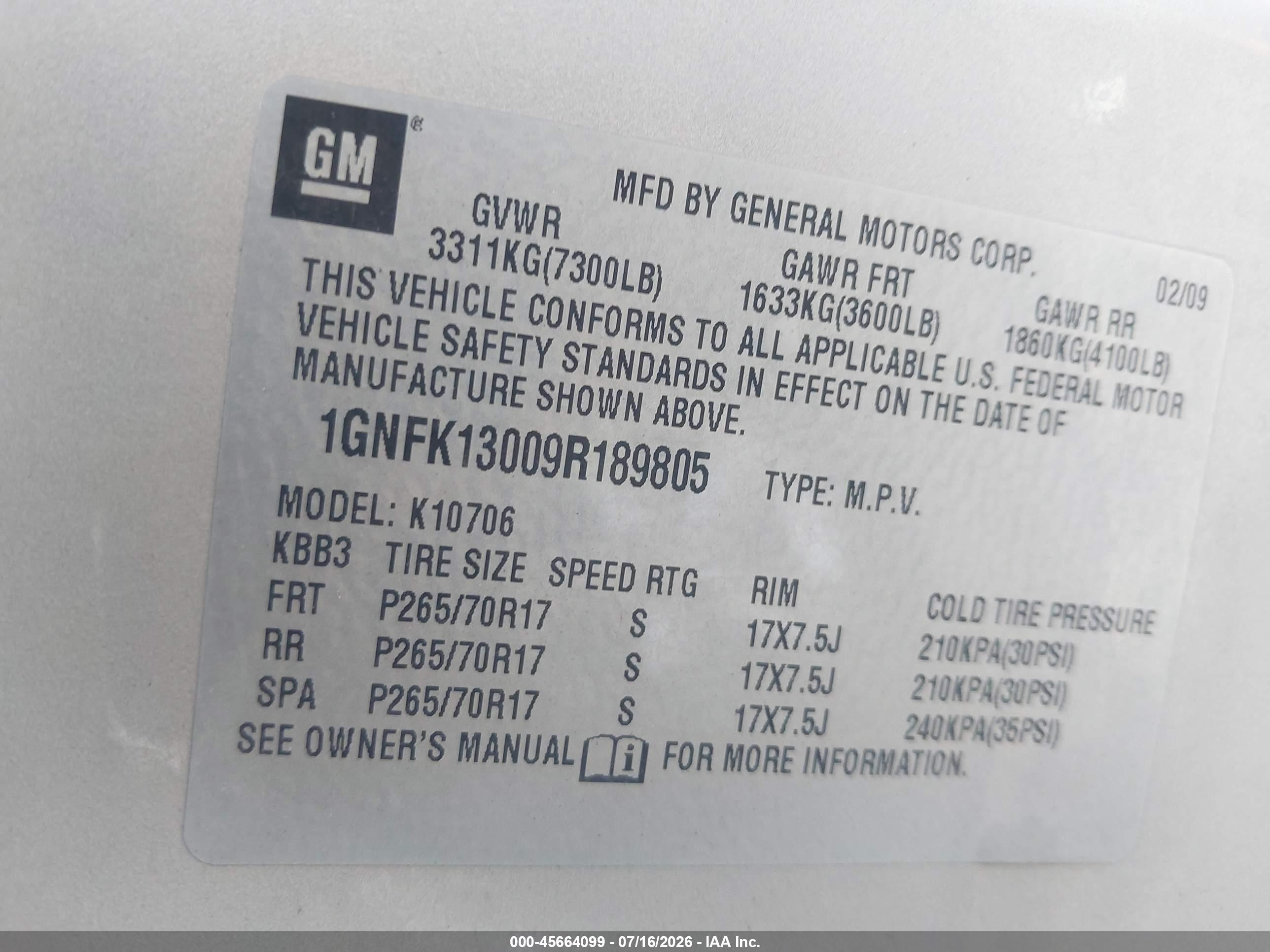 2009 Chevrolet Tahoe Ls Silver vin: 1GNFK13009R189805