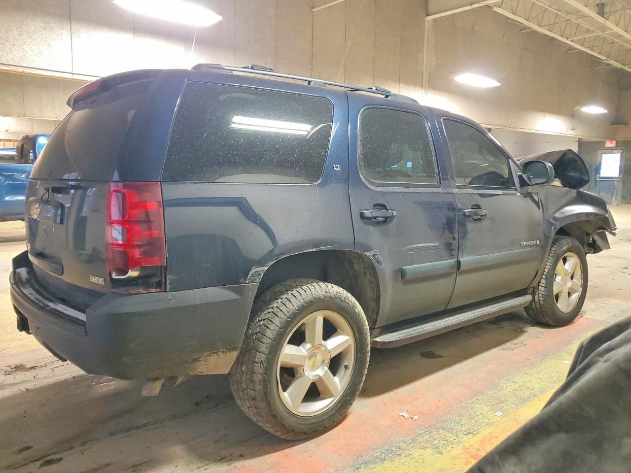 2007 Chevrolet Tahoe K1500 Blue vin: 1GNFK13017J281548
