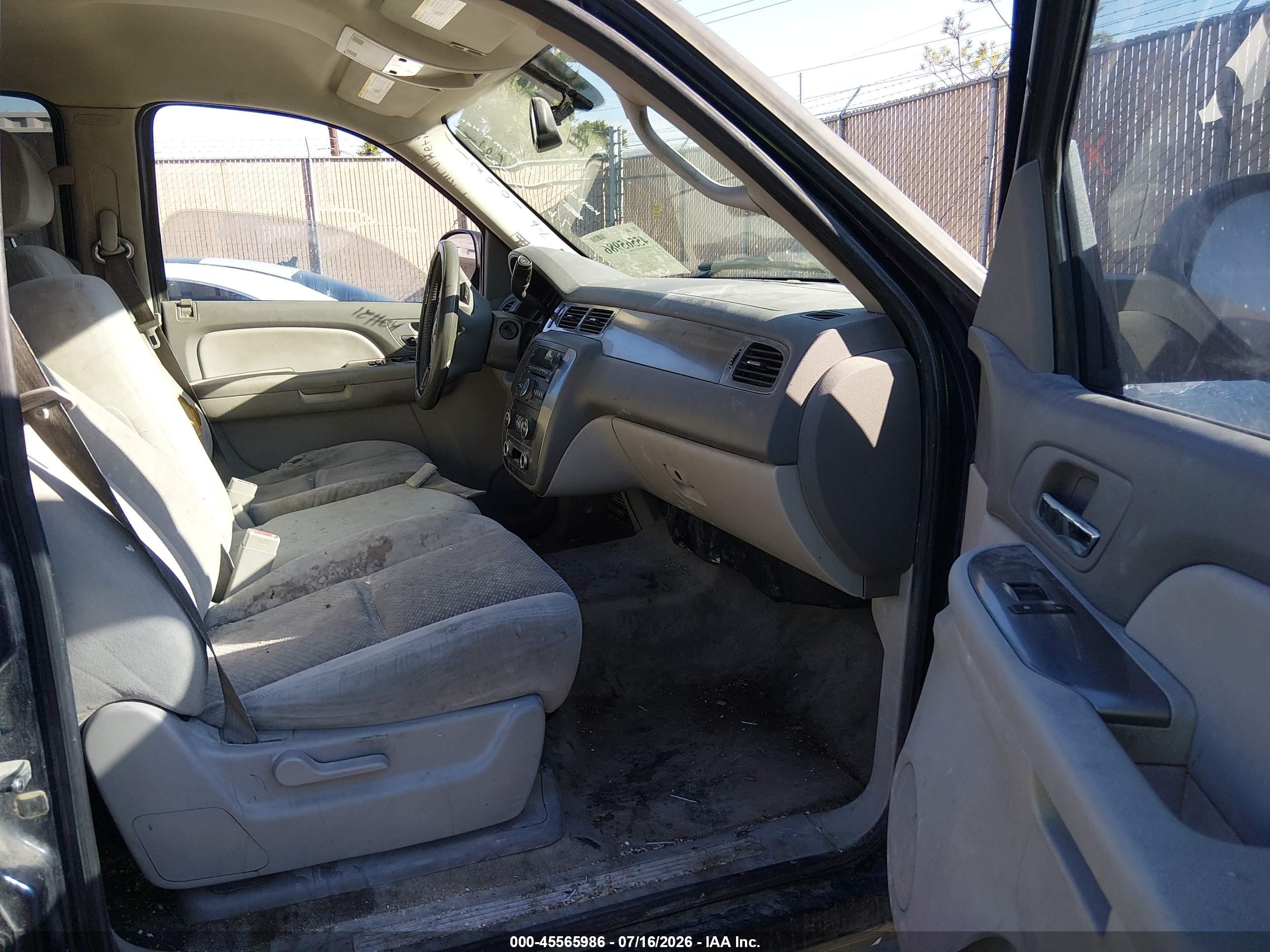 2007 Chevrolet Tahoe Ls Blue vin: 1GNFK13027R112401