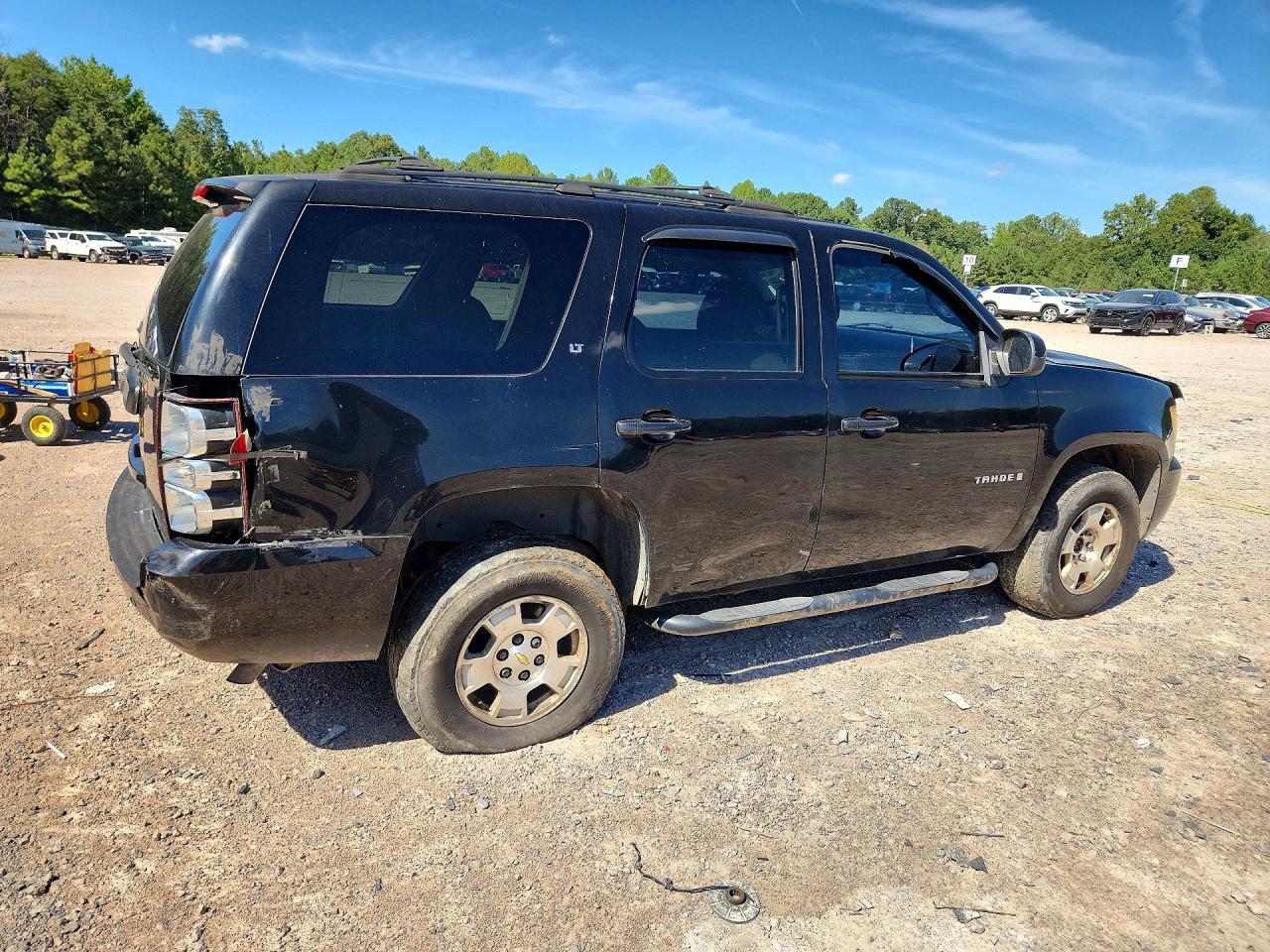 2007 Chevrolet Tahoe K1500 Black vin: 1GNFK13027R155250