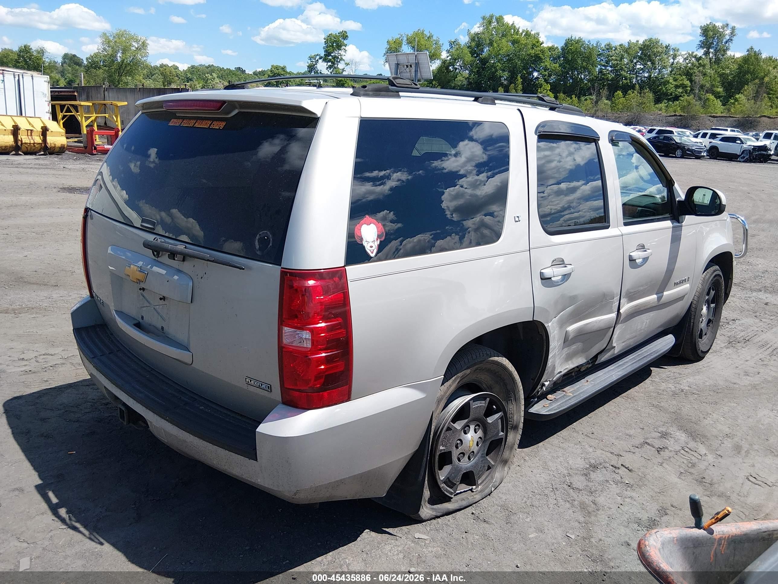 2007 Chevrolet Tahoe Lt Silver vin: 1GNFK13027R284315