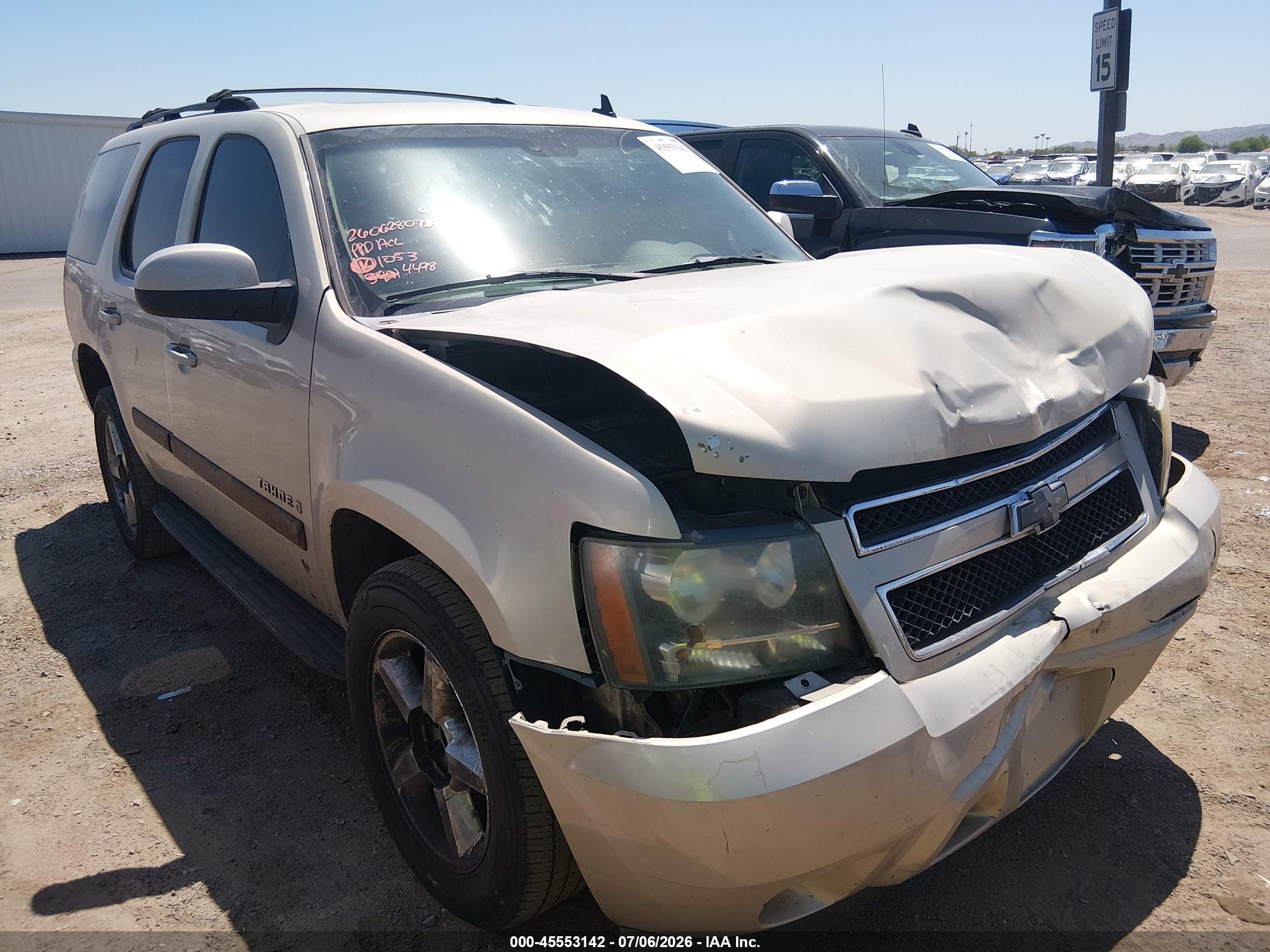 2007 Chevrolet Tahoe Lt Gold vin: 1GNFK13027R334498