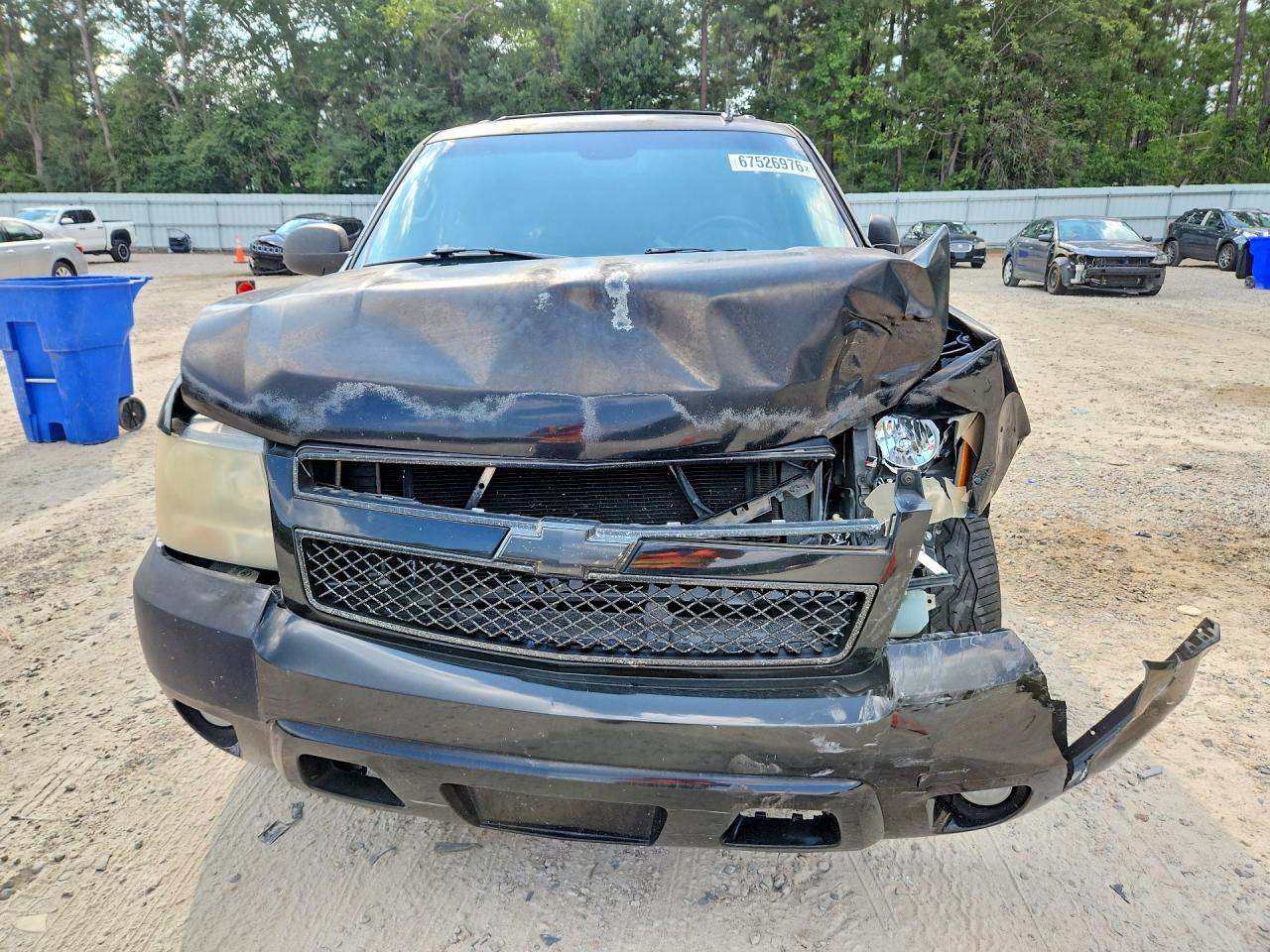 2007 Chevrolet Tahoe K1500 Black vin: 1GNFK13037J396152