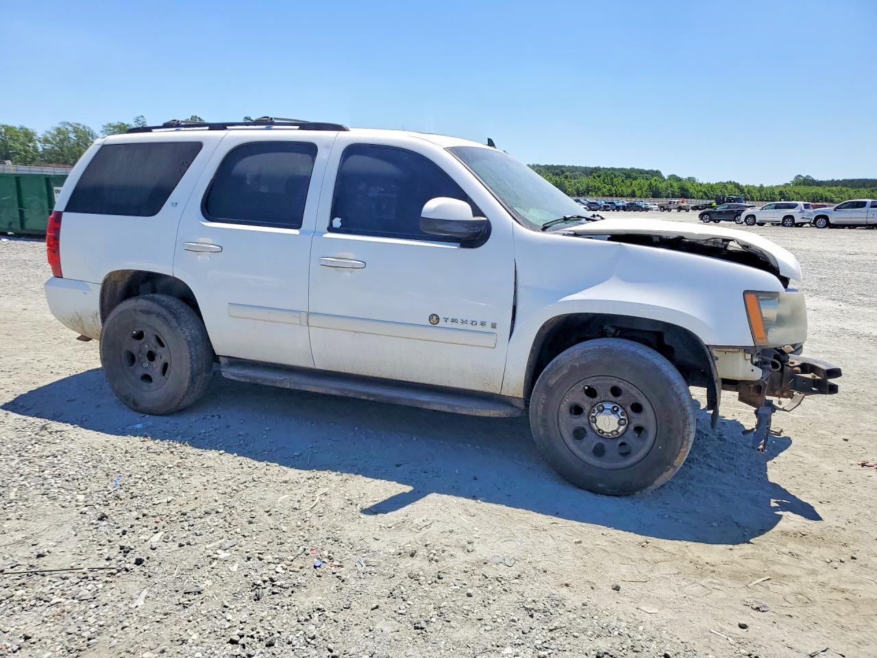 2007 Chevrolet Tahoe K1500 White vin: 1GNFK13037R314258