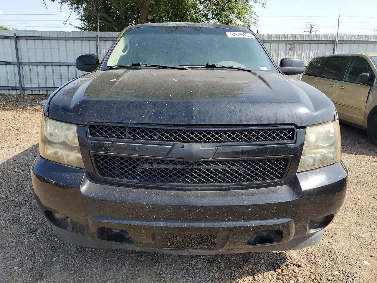 2007 Chevrolet Tahoe K1500 Black vin: 1GNFK13037R353786