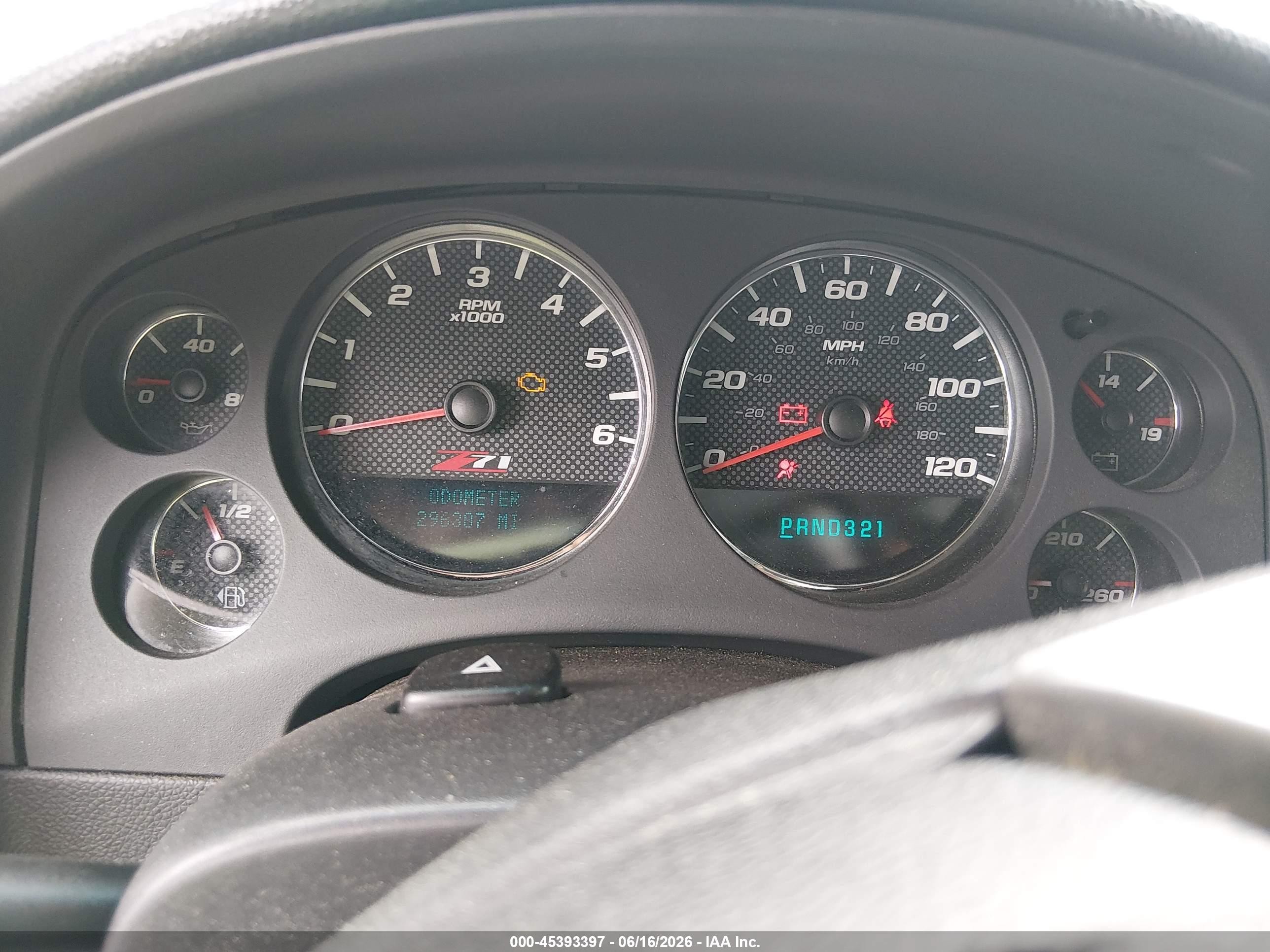 2007 Chevrolet Tahoe Lt Blue vin: 1GNFK13037R406115