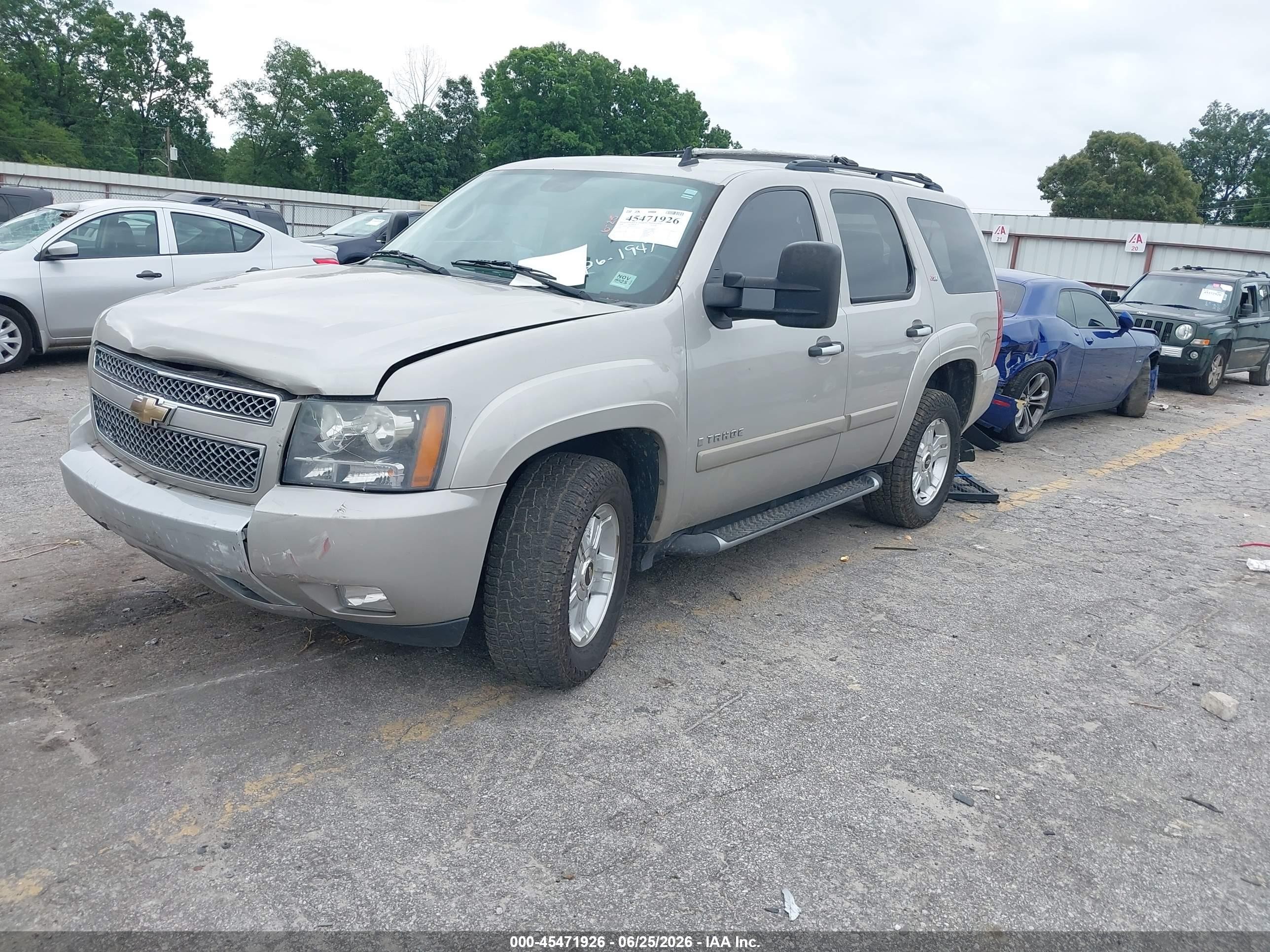 2008 Chevrolet Tahoe Lt Gold vin: 1GNFK13038R202075