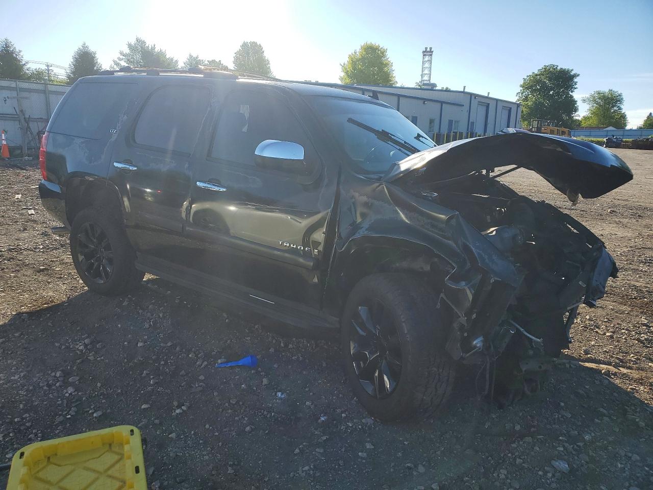 2007 Chevrolet Tahoe K1500 Black vin: 1GNFK13047J375360