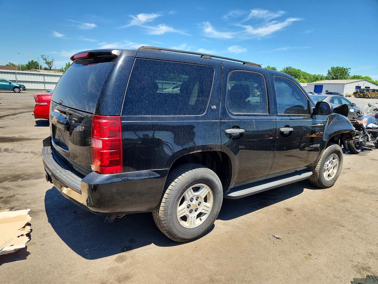 2007 Chevrolet Tahoe K1500 Black vin: 1GNFK13047R154763