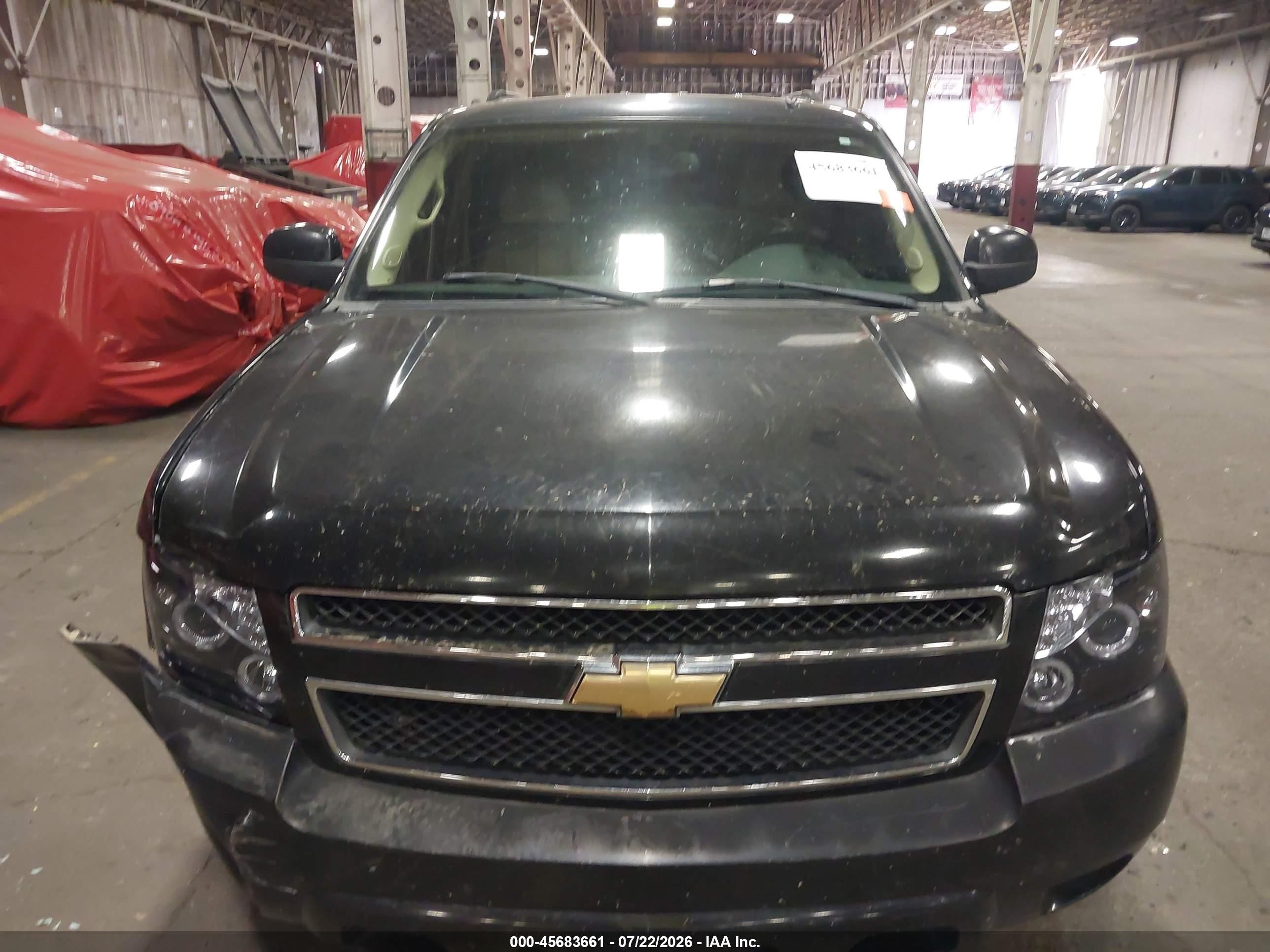 2007 Chevrolet Tahoe Lt Black vin: 1GNFK13047R209597