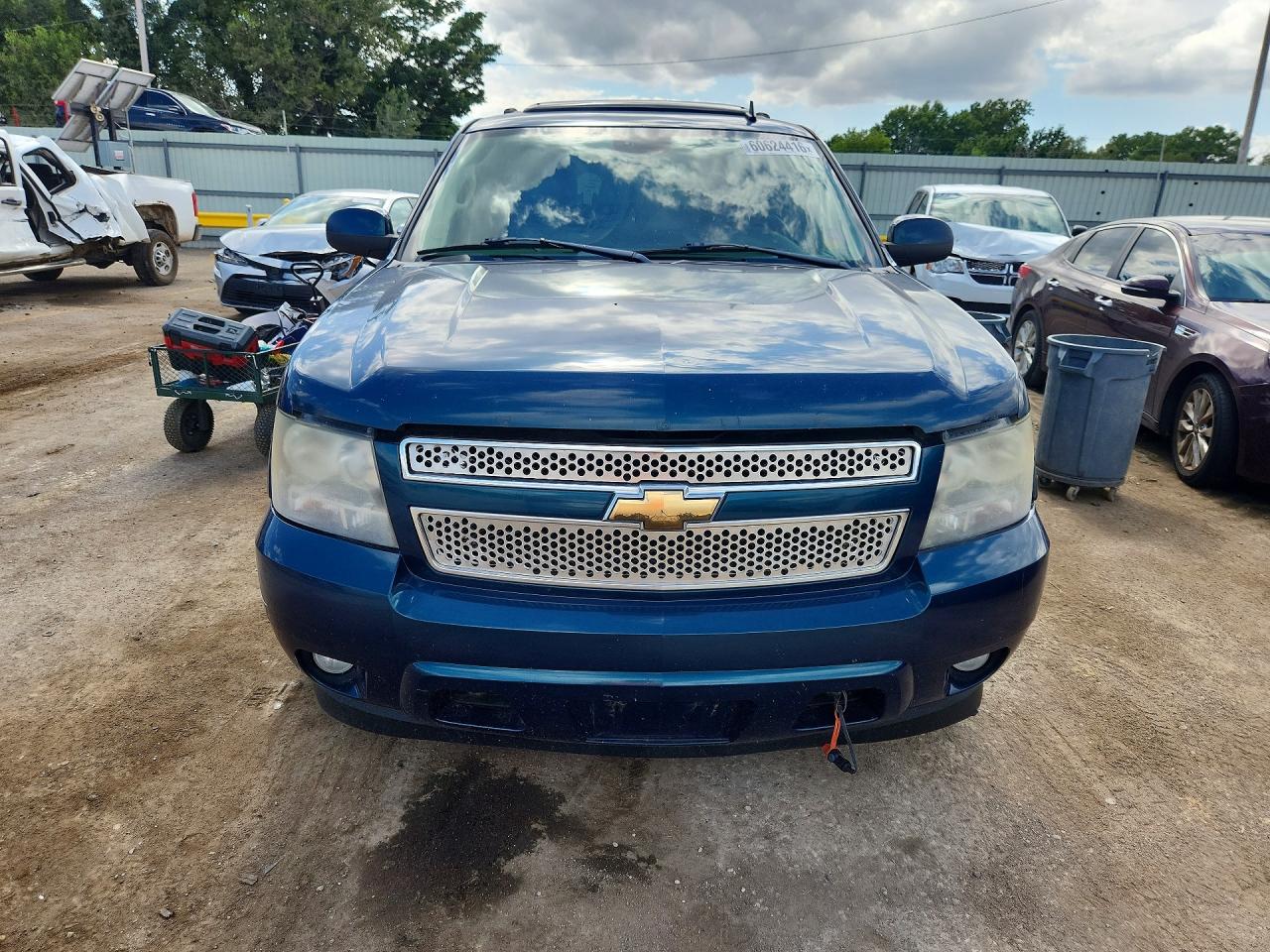 2007 Chevrolet Tahoe K1500 Blue vin: 1GNFK13057R193684