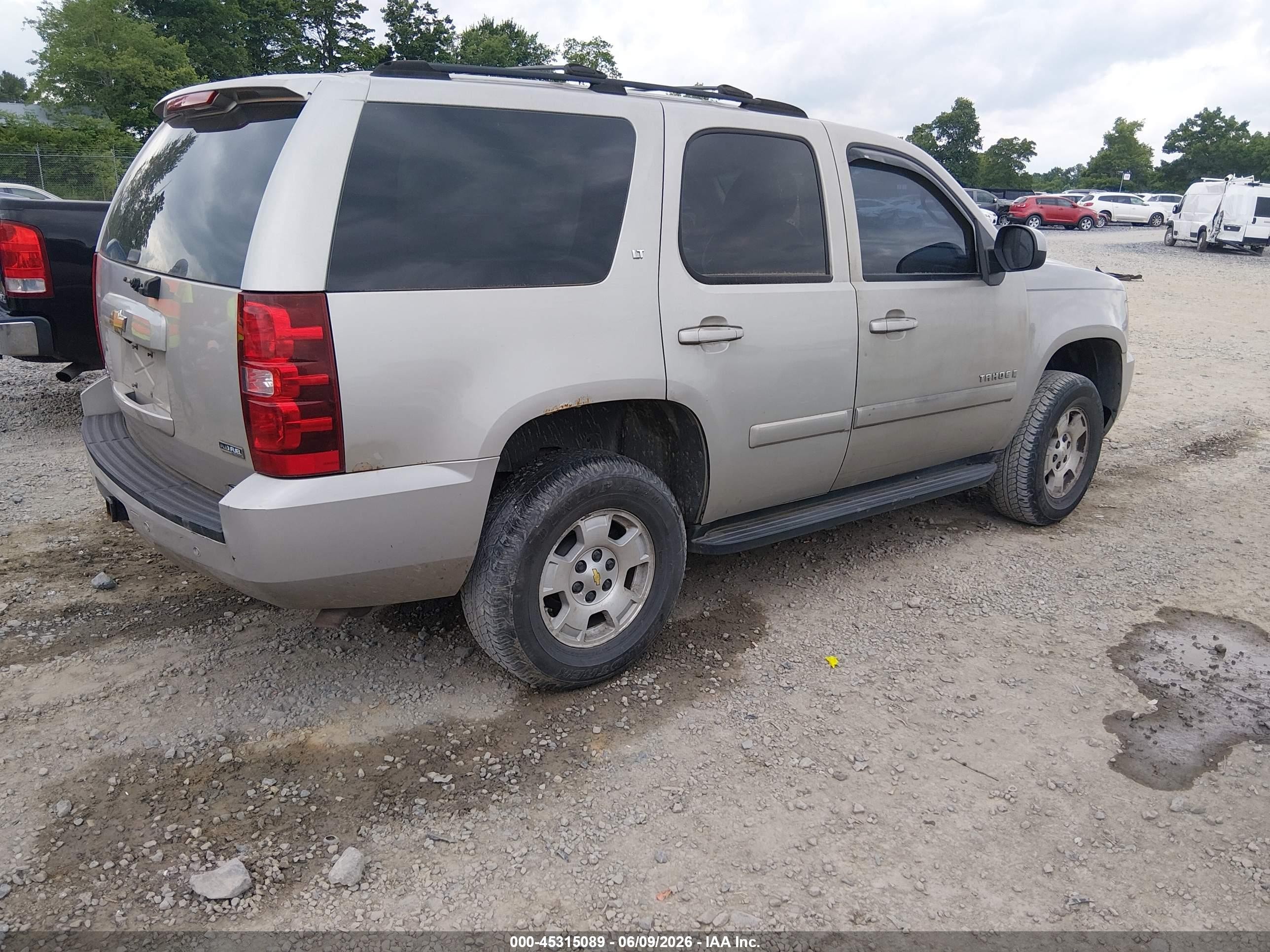 2007 Chevrolet Tahoe Lt Brown vin: 1GNFK13057R286799
