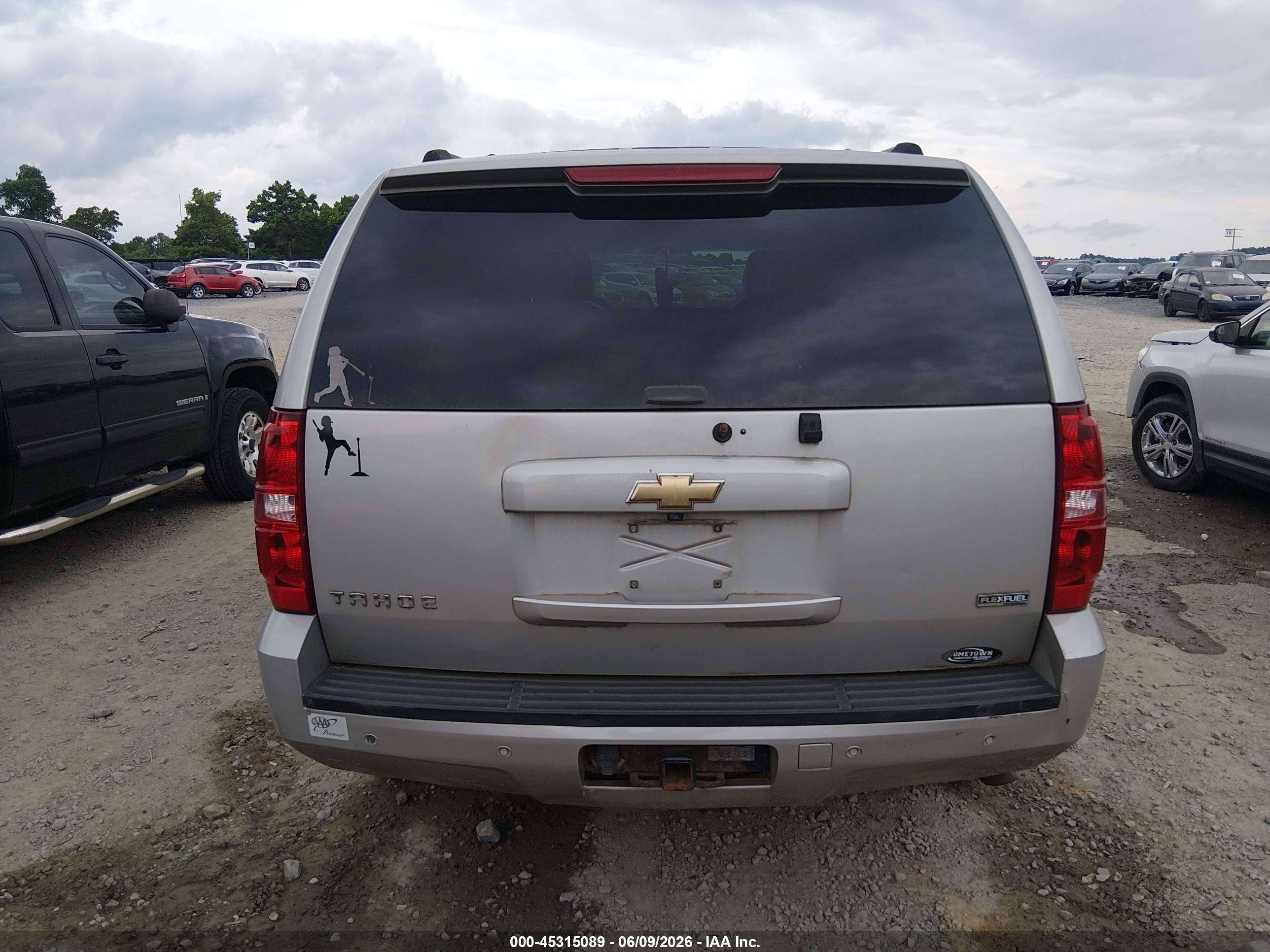 2007 Chevrolet Tahoe Lt Brown vin: 1GNFK13057R286799