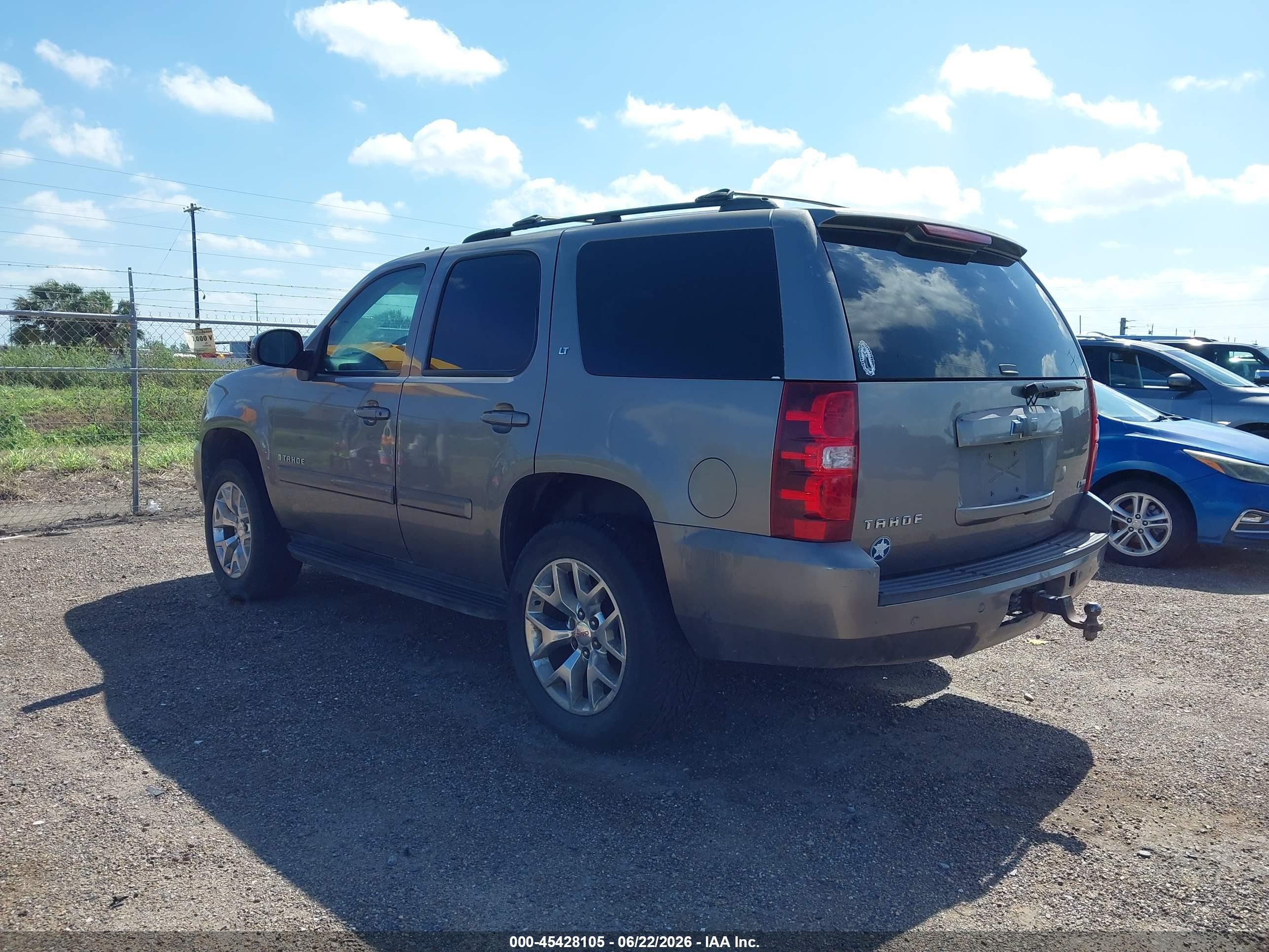 2007 Chevrolet Tahoe Lt Brown vin: 1GNFK13067R111946