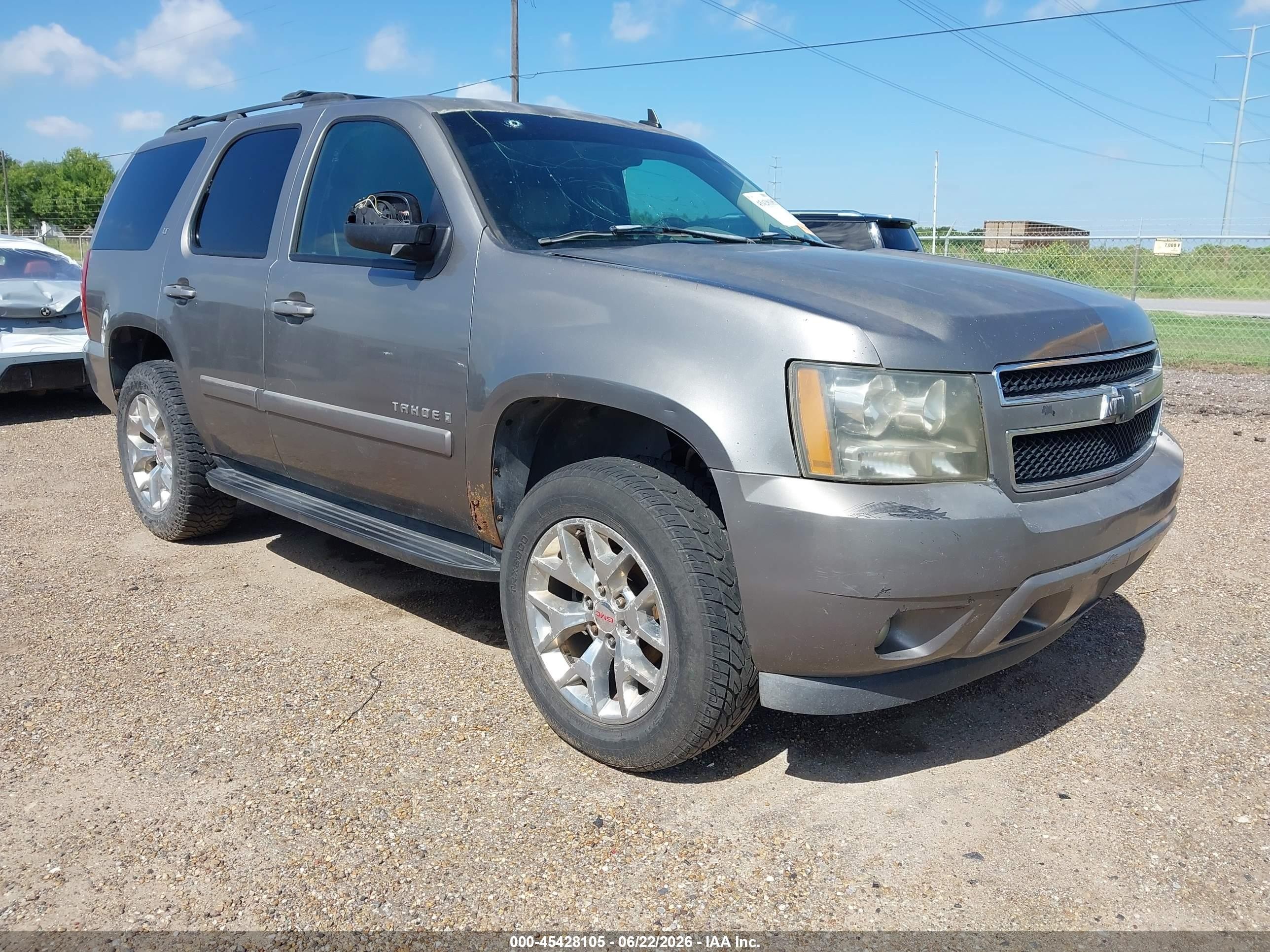 2007 Chevrolet Tahoe Lt Brown vin: 1GNFK13067R111946