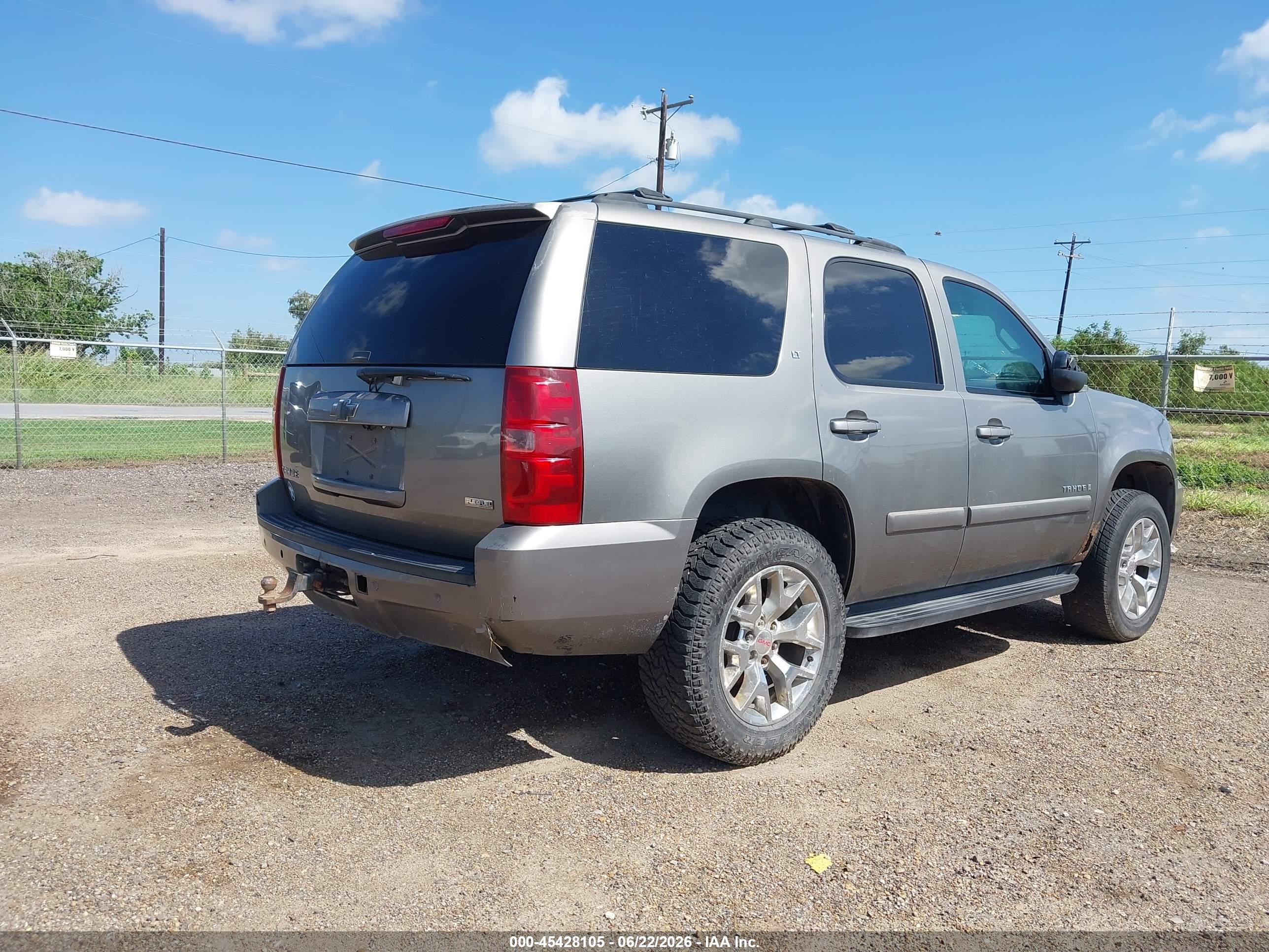 2007 Chevrolet Tahoe Lt Brown vin: 1GNFK13067R111946