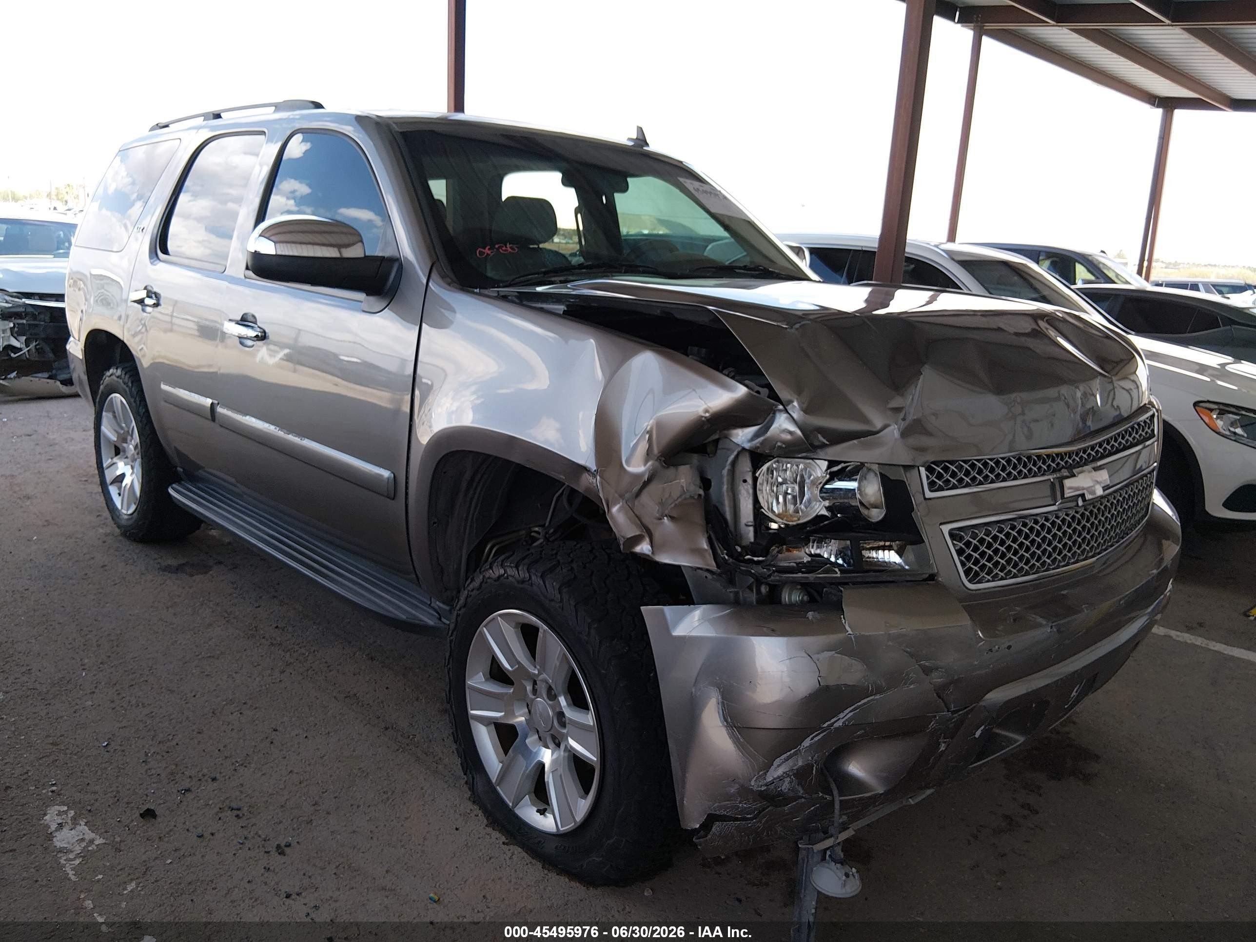 2008 Chevrolet Tahoe Ltz Gray vin: 1GNFK13068R193310