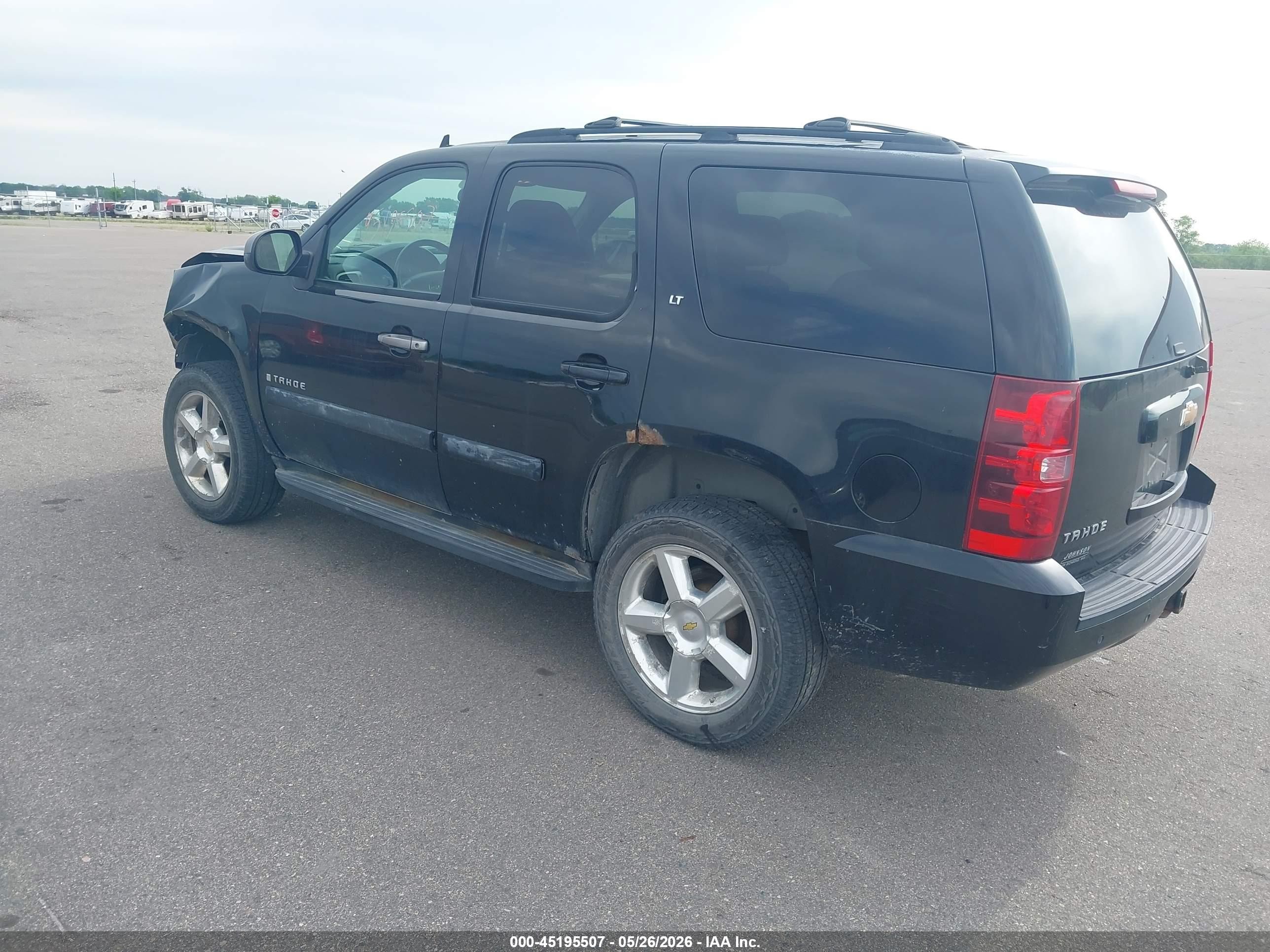 2007 Chevrolet Tahoe Lt Черный vin: 1GNFK13077J138359