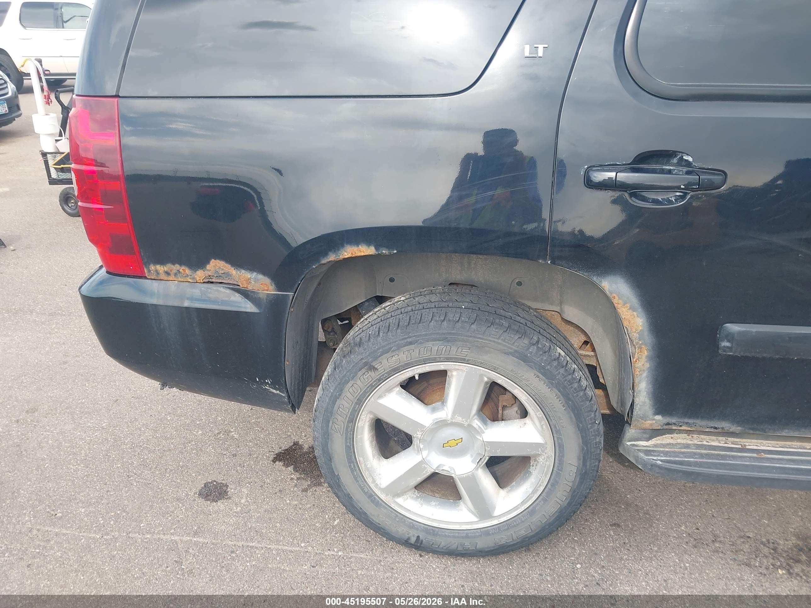 2007 Chevrolet Tahoe Lt Черный vin: 1GNFK13077J138359