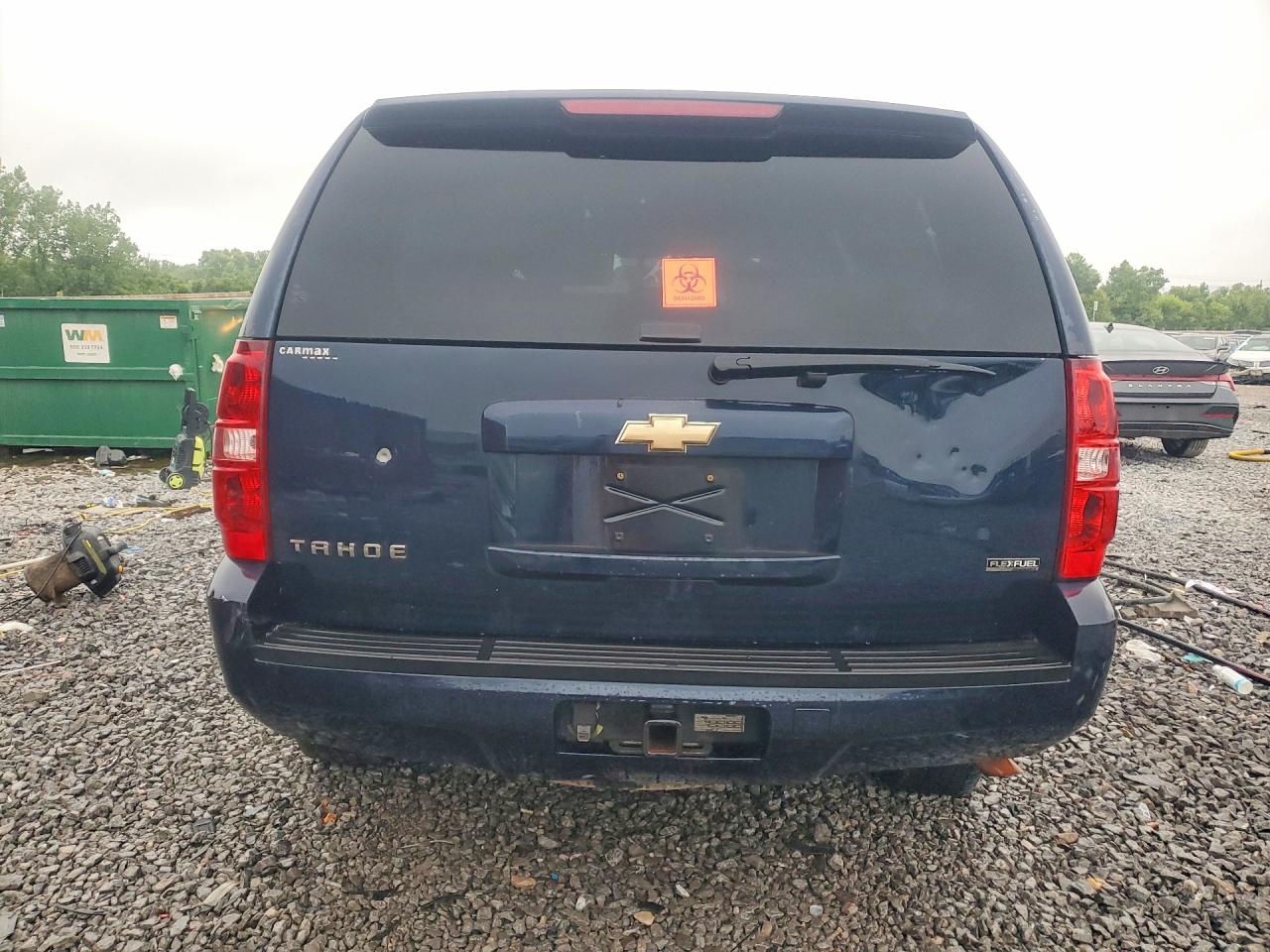 2007 Chevrolet Tahoe K1500 Blue vin: 1GNFK13077J360187