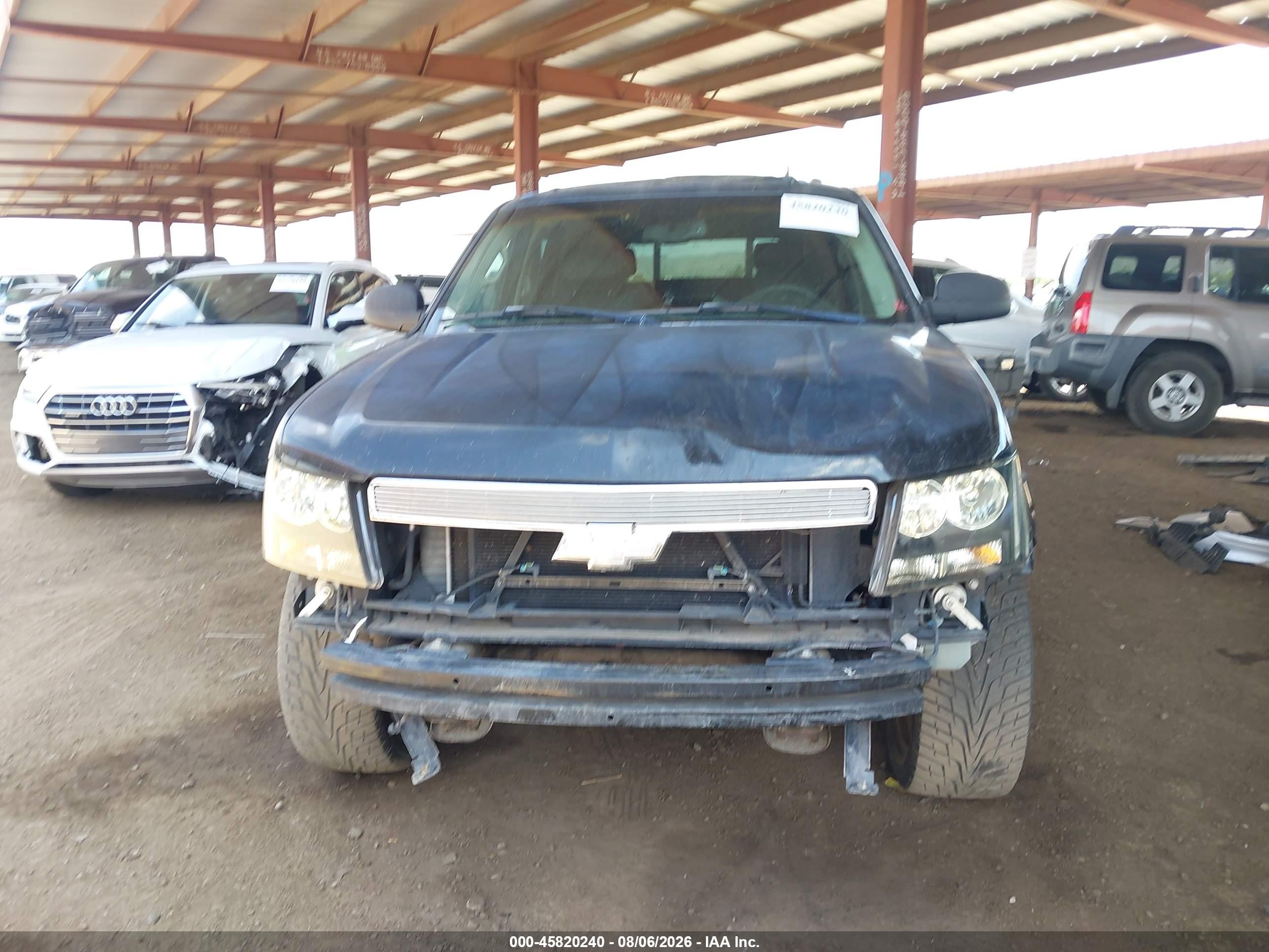 2007 Chevrolet Tahoe Ltz Black vin: 1GNFK13077R138024