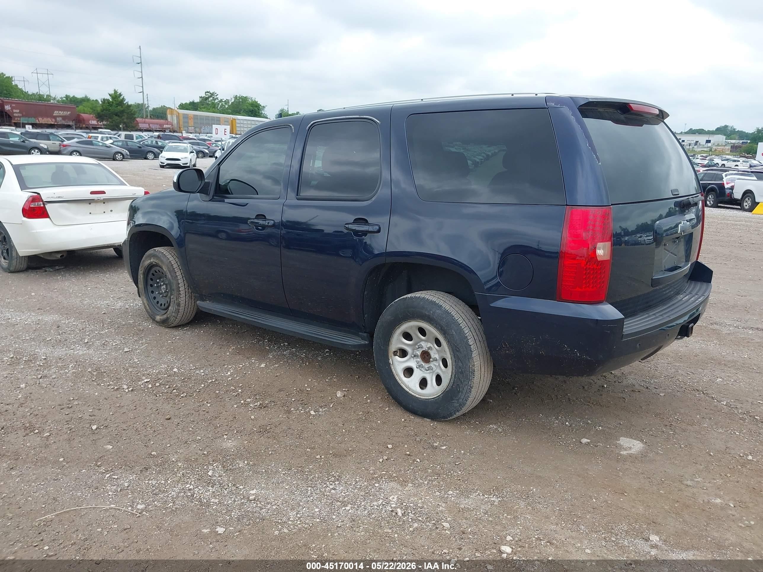 2008 Chevrolet Tahoe Ltz Blue vin: 1GNFK13078J199549