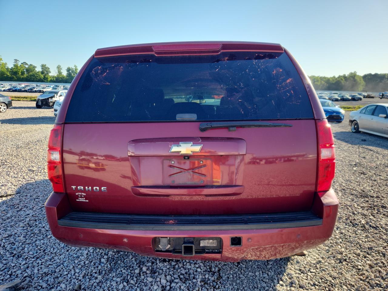 2007 Chevrolet Tahoe K1500 Burgundy vin: 1GNFK13087J109503