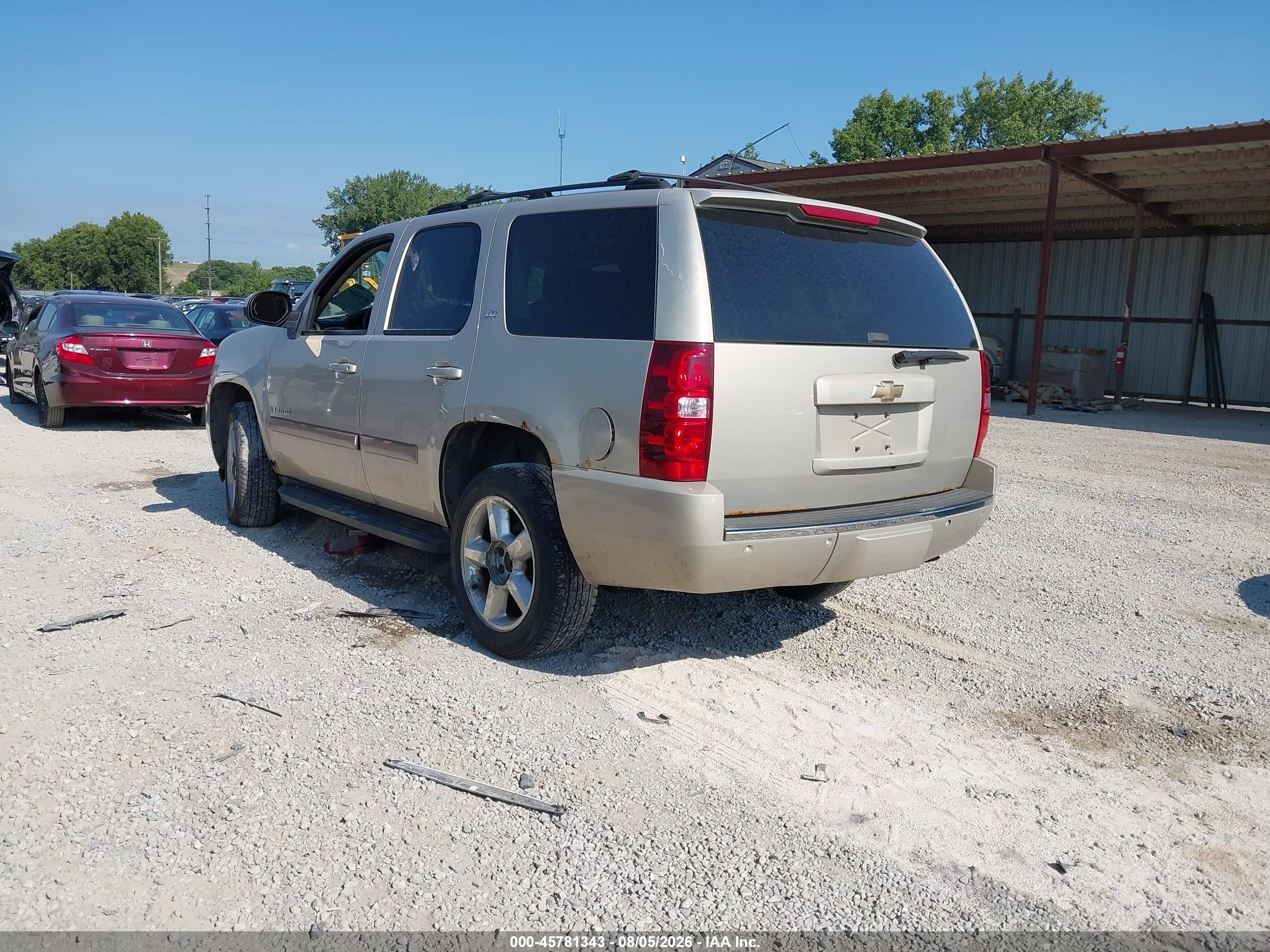 2007 Chevrolet Tahoe Ltz Gold vin: 1GNFK13087R131289