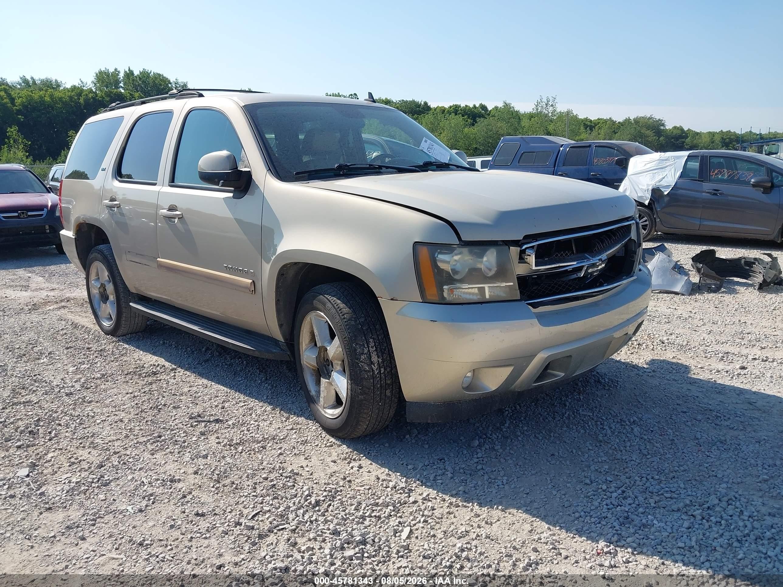 2007 Chevrolet Tahoe Ltz Gold vin: 1GNFK13087R131289