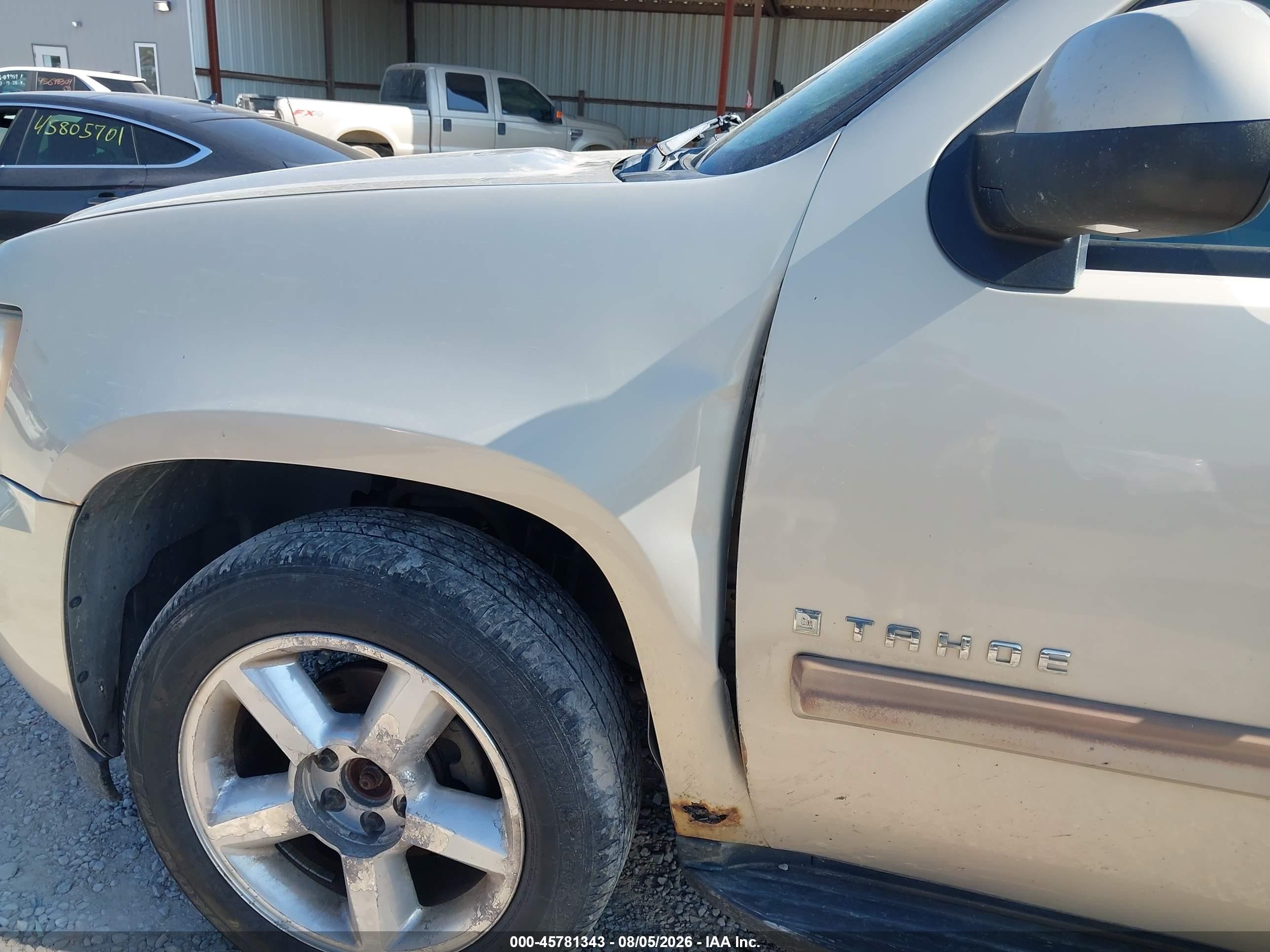 2007 Chevrolet Tahoe Ltz Gold vin: 1GNFK13087R131289