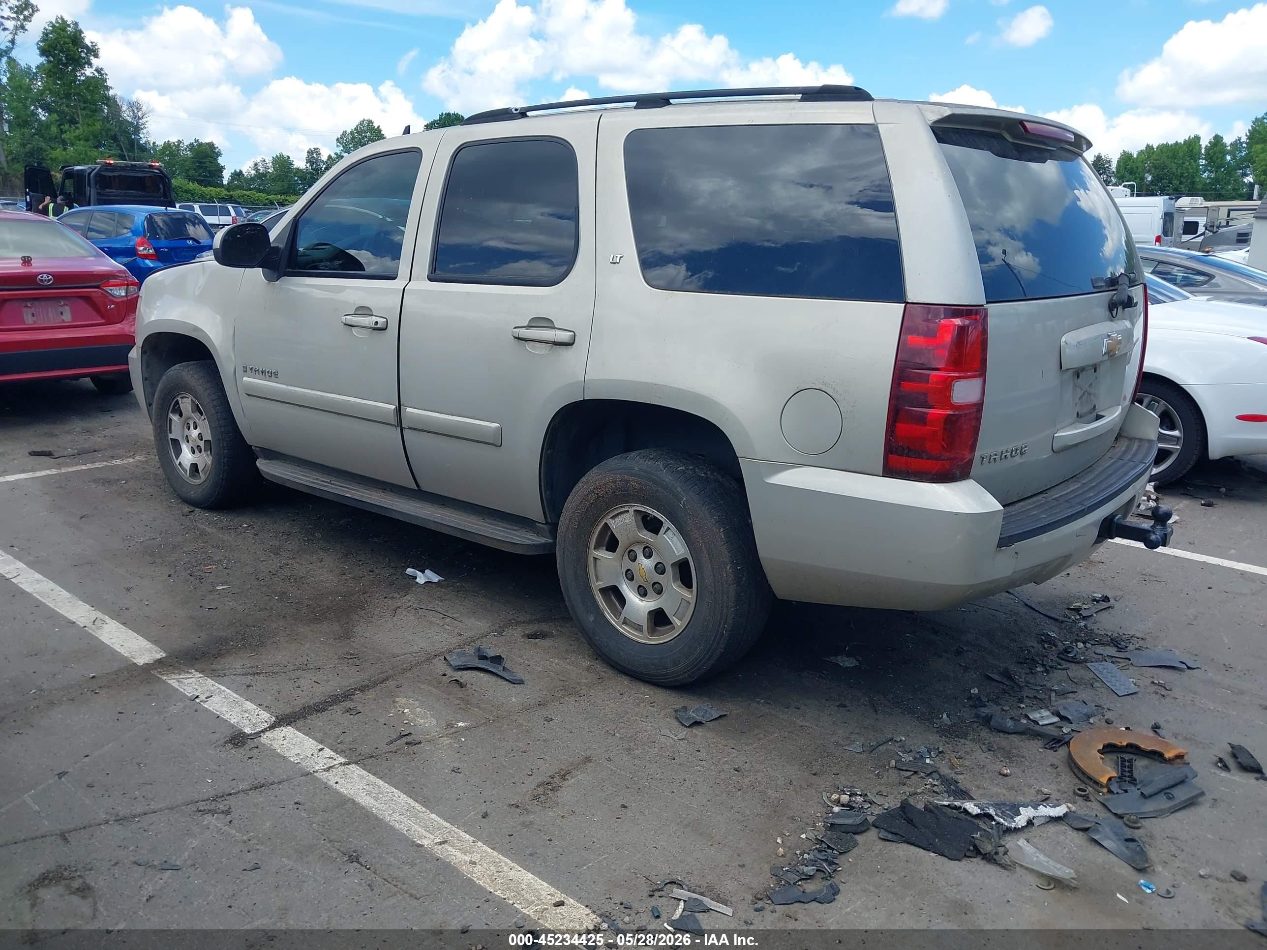 2007 Chevrolet Tahoe Lt Желто-коричневый vin: 1GNFK13087R176149