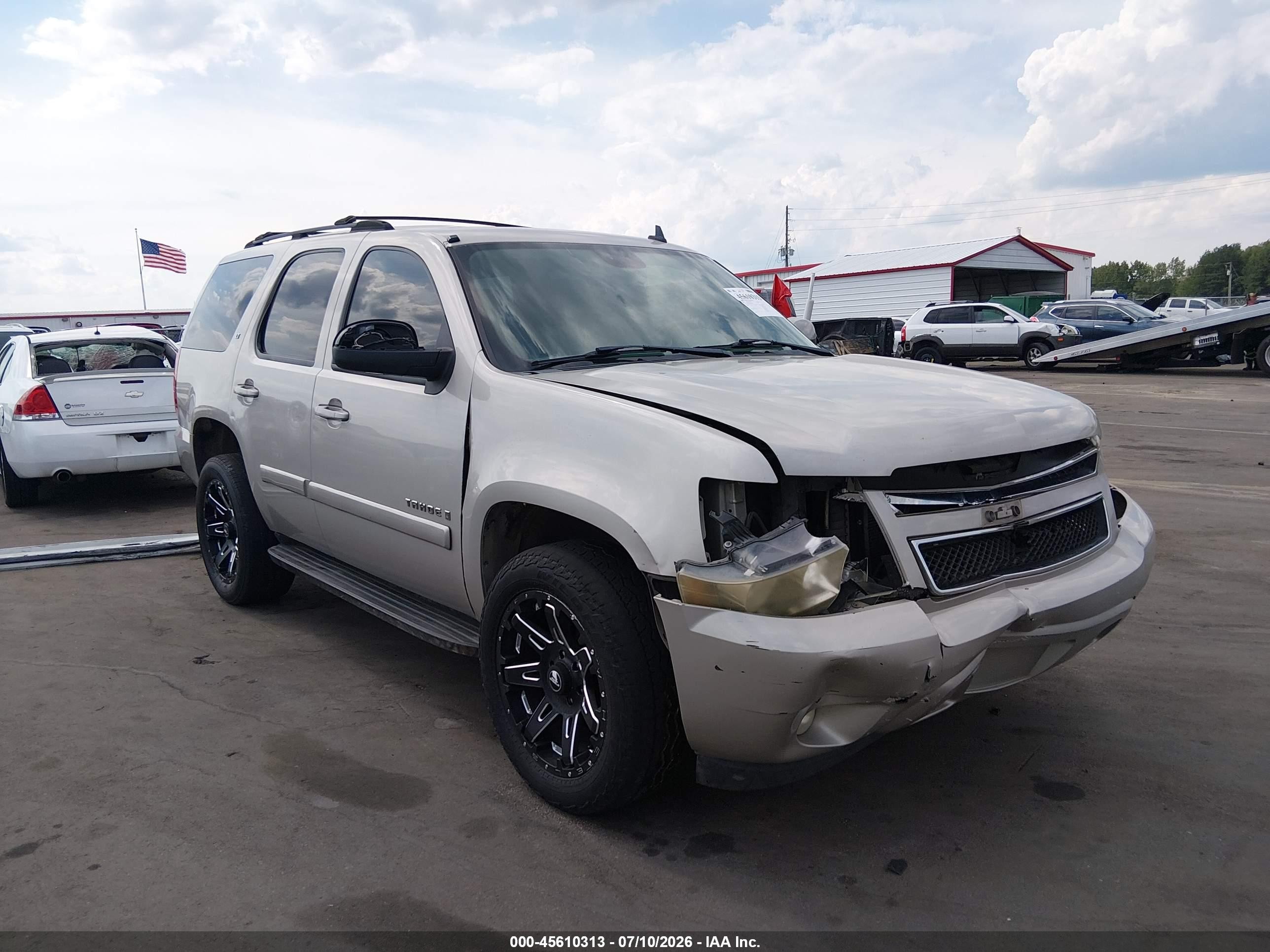 2007 Chevrolet Tahoe Lt Серебряный vin: 1GNFK13087R189368
