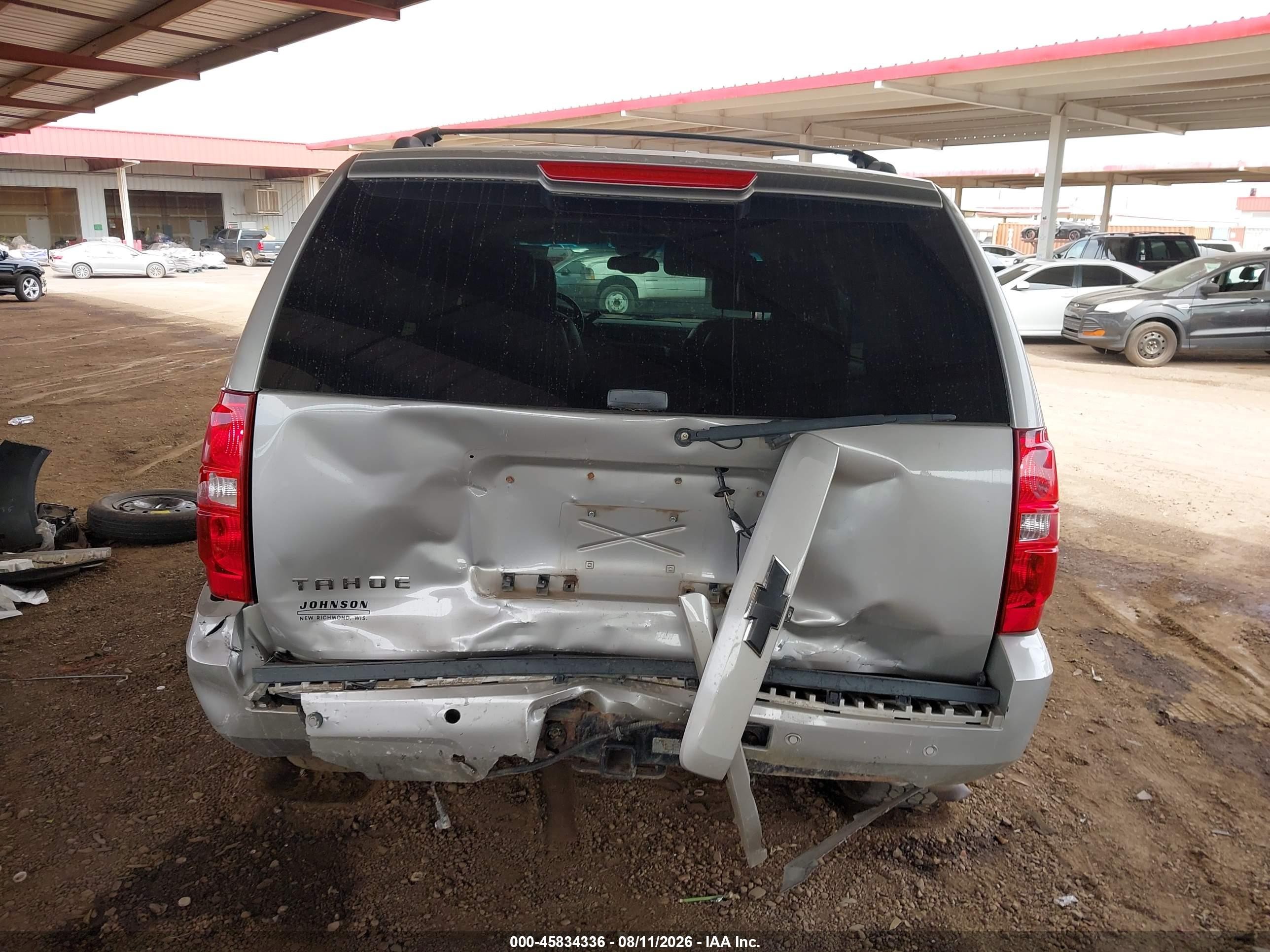 2007 Chevrolet Tahoe Ltz Silver vin: 1GNFK13097J156541