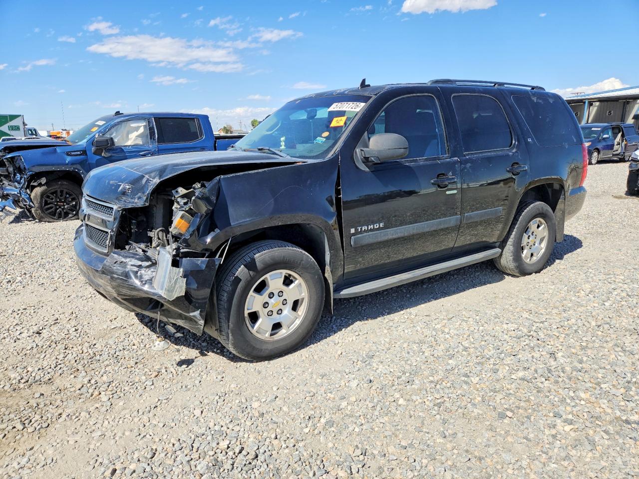 2007 Chevrolet Tahoe K1500 Black vin: 1GNFK13097J373541