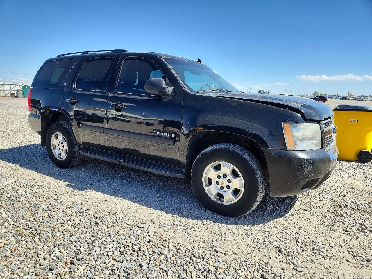 2007 Chevrolet Tahoe K1500 Black vin: 1GNFK13097J373541