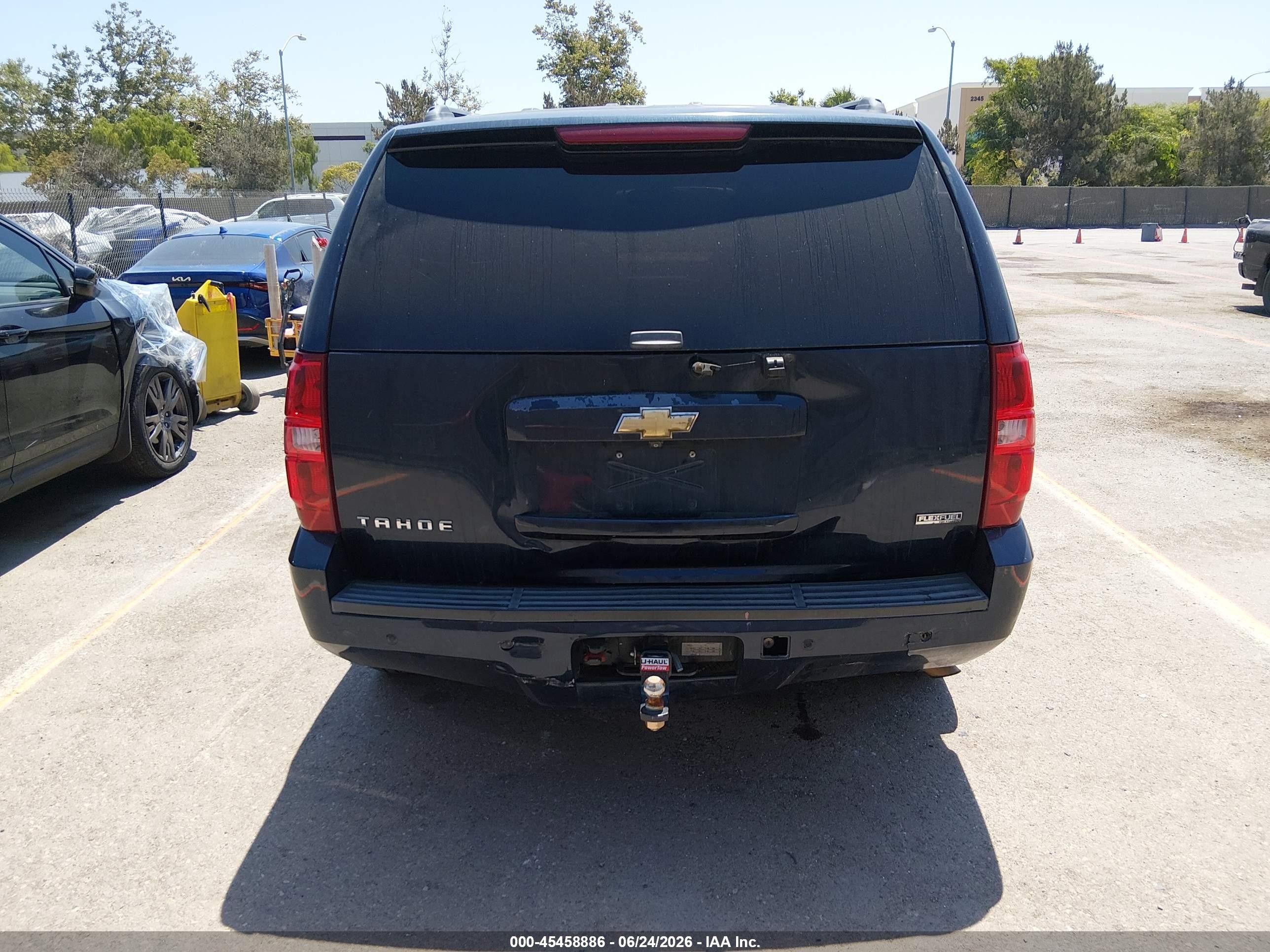 2008 Chevrolet Tahoe Ltz Dark Blue vin: 1GNFK13098J227531
