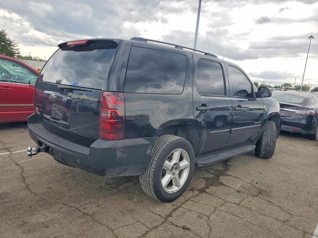 2008 Chevrolet Tahoe K1500 Black vin: 1GNFK13098R274639