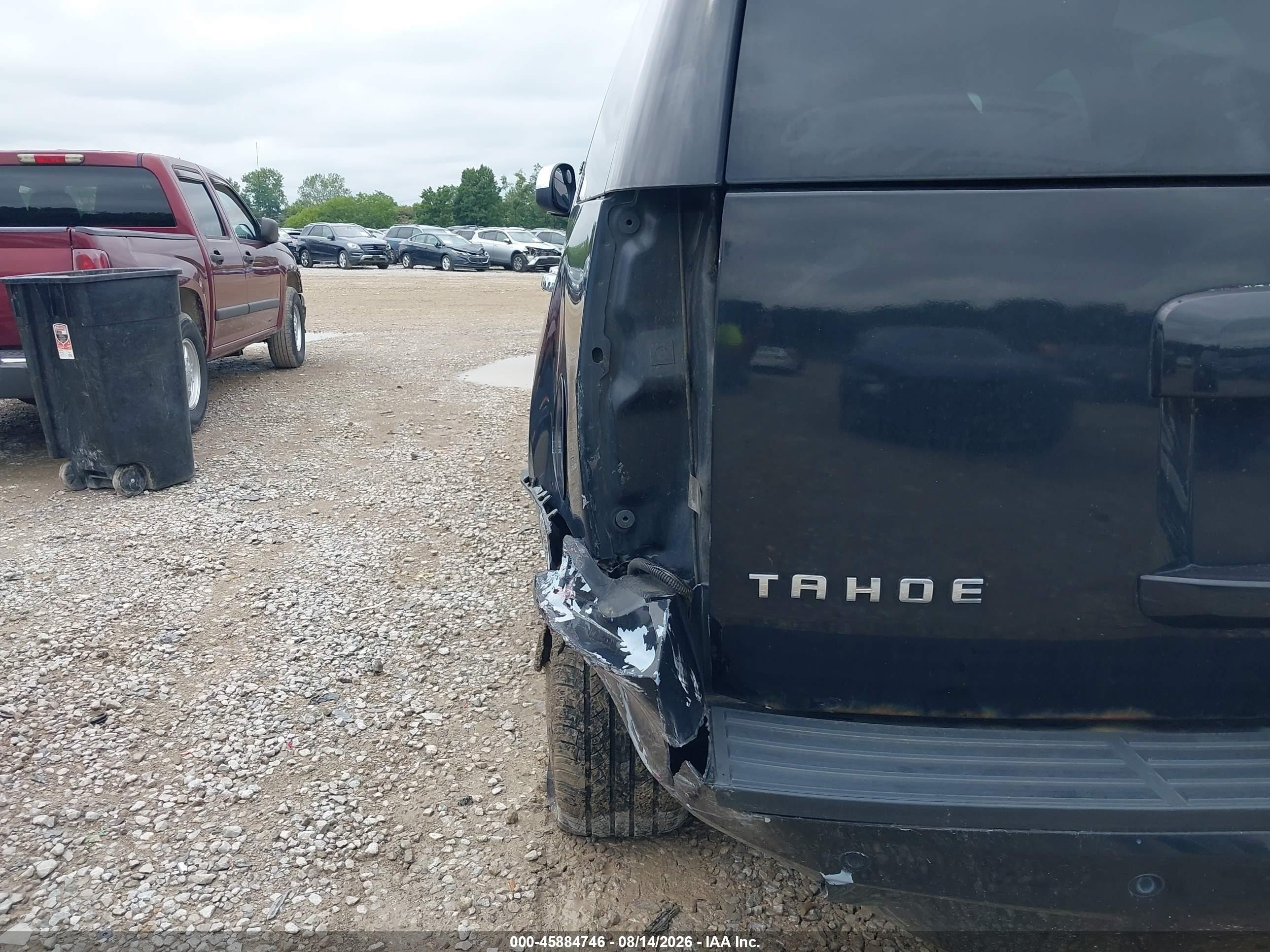 2007 Chevrolet Tahoe Ltz Черный vin: 1GNFK130X7J341391