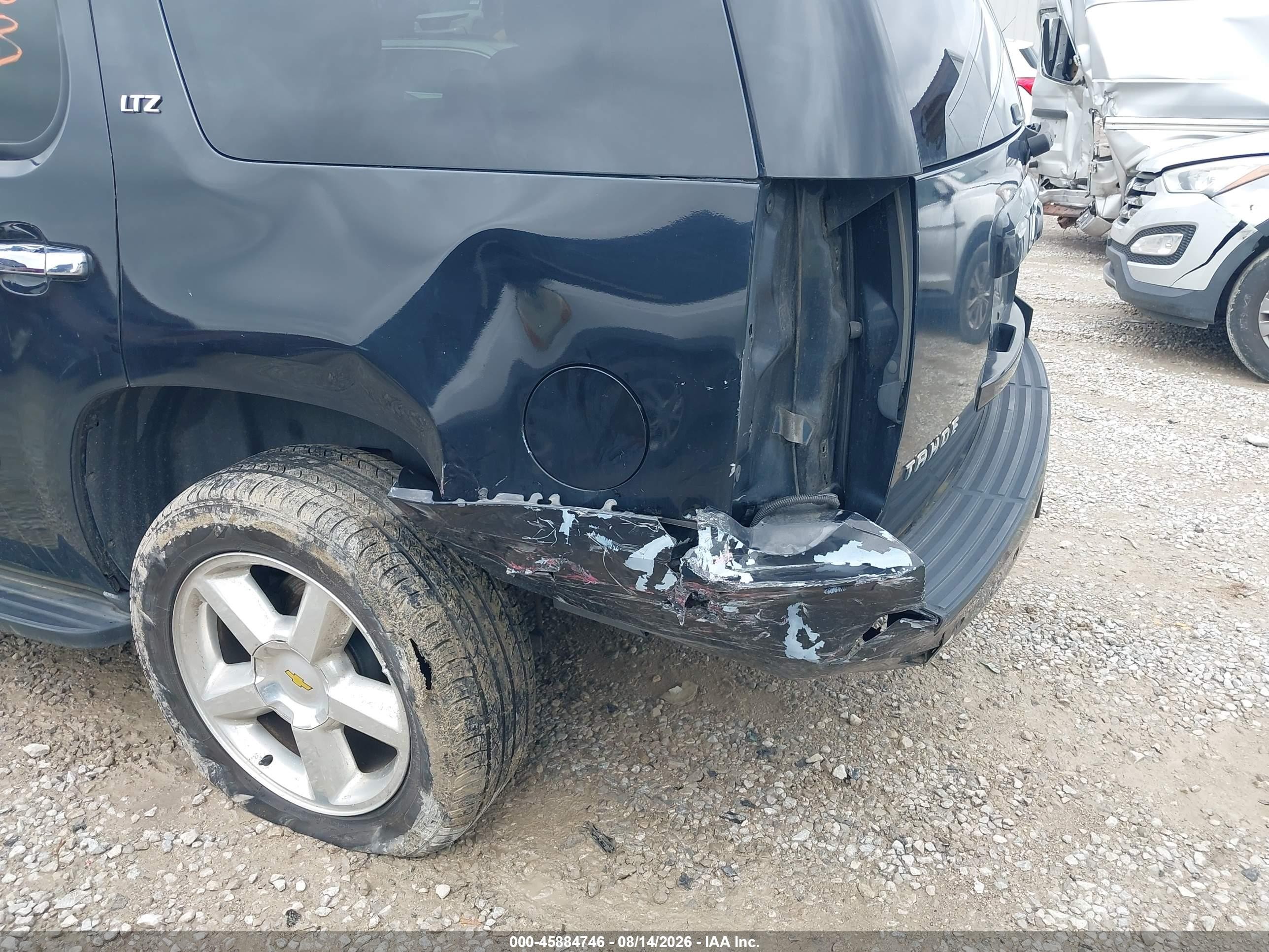2007 Chevrolet Tahoe Ltz Черный vin: 1GNFK130X7J341391