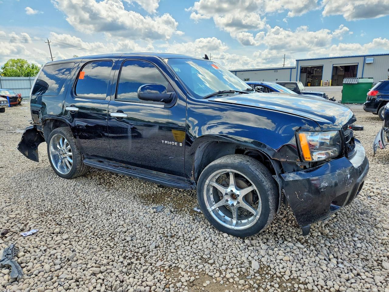 2007 Chevrolet Tahoe K1500 Black vin: 1GNFK130X7R104840