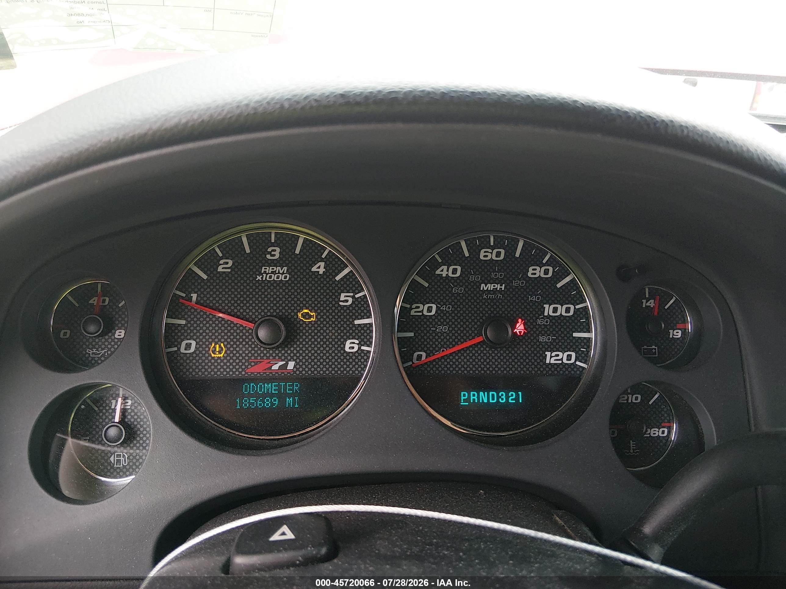 2007 Chevrolet Tahoe Lt Red vin: 1GNFK130X7R420447