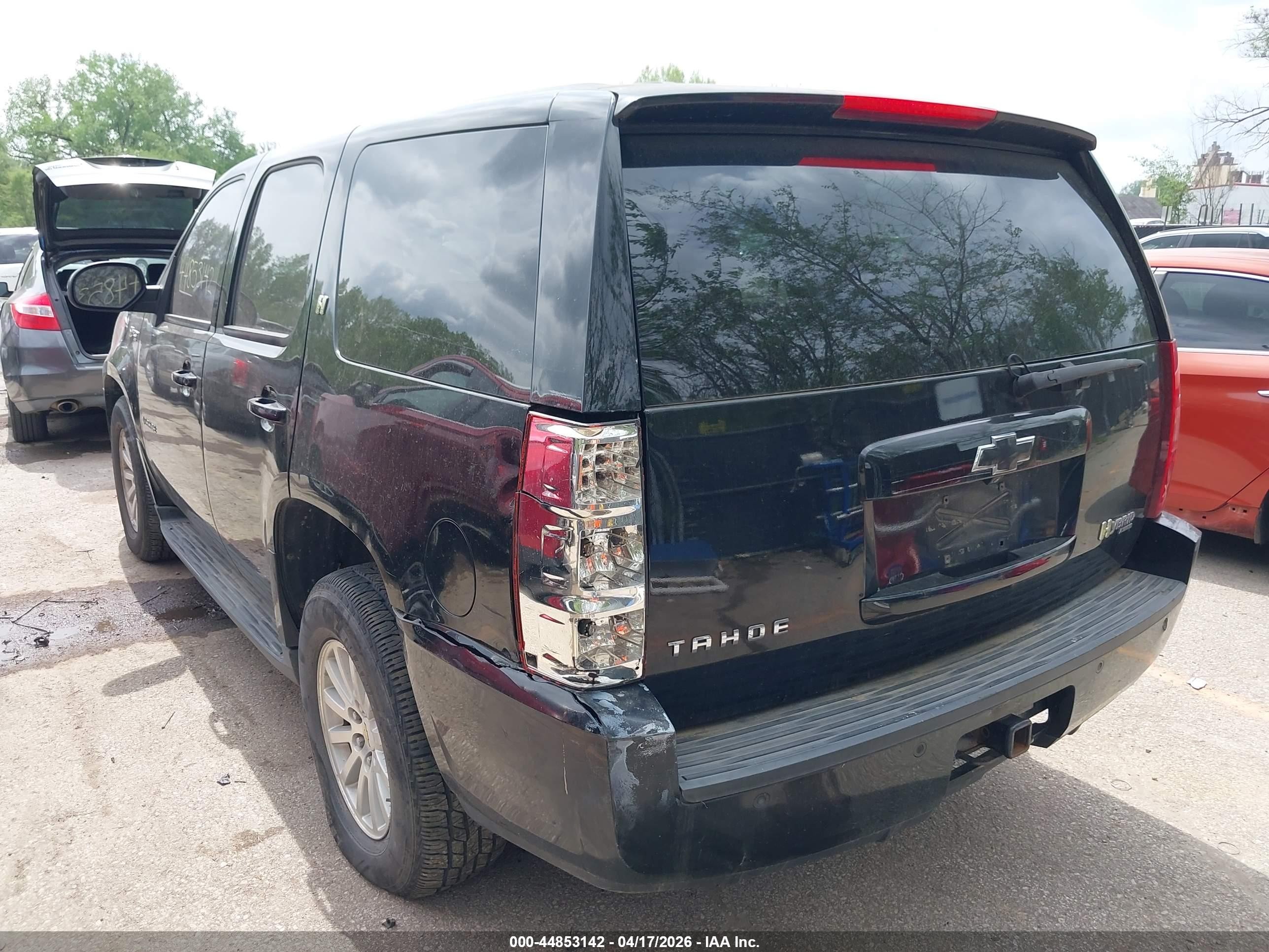 2008 Chevrolet Tahoe Hybrid   Black vin: 1GNFK13558R189941